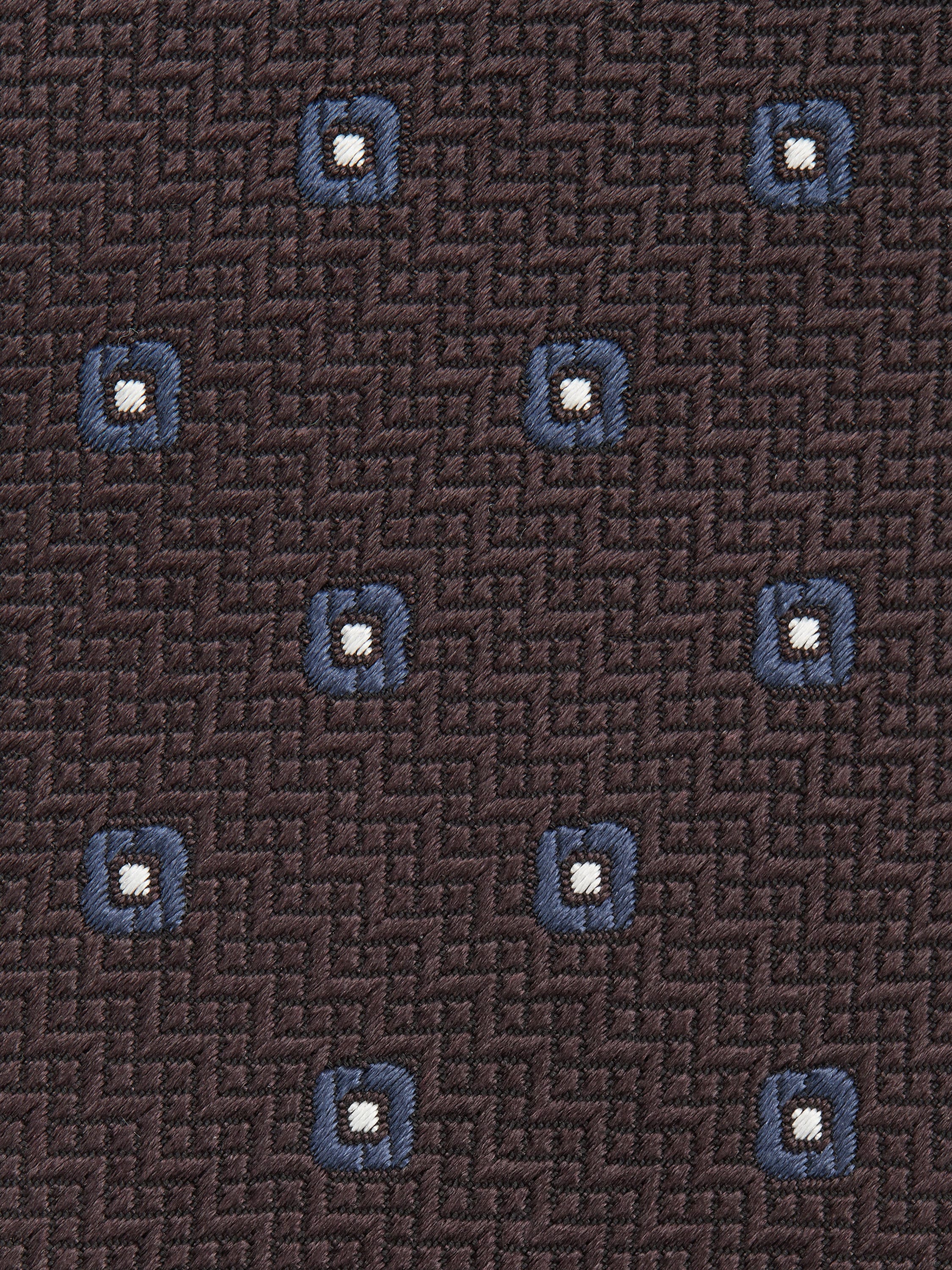 Dark Brown Silk Tie Product detail photo #1