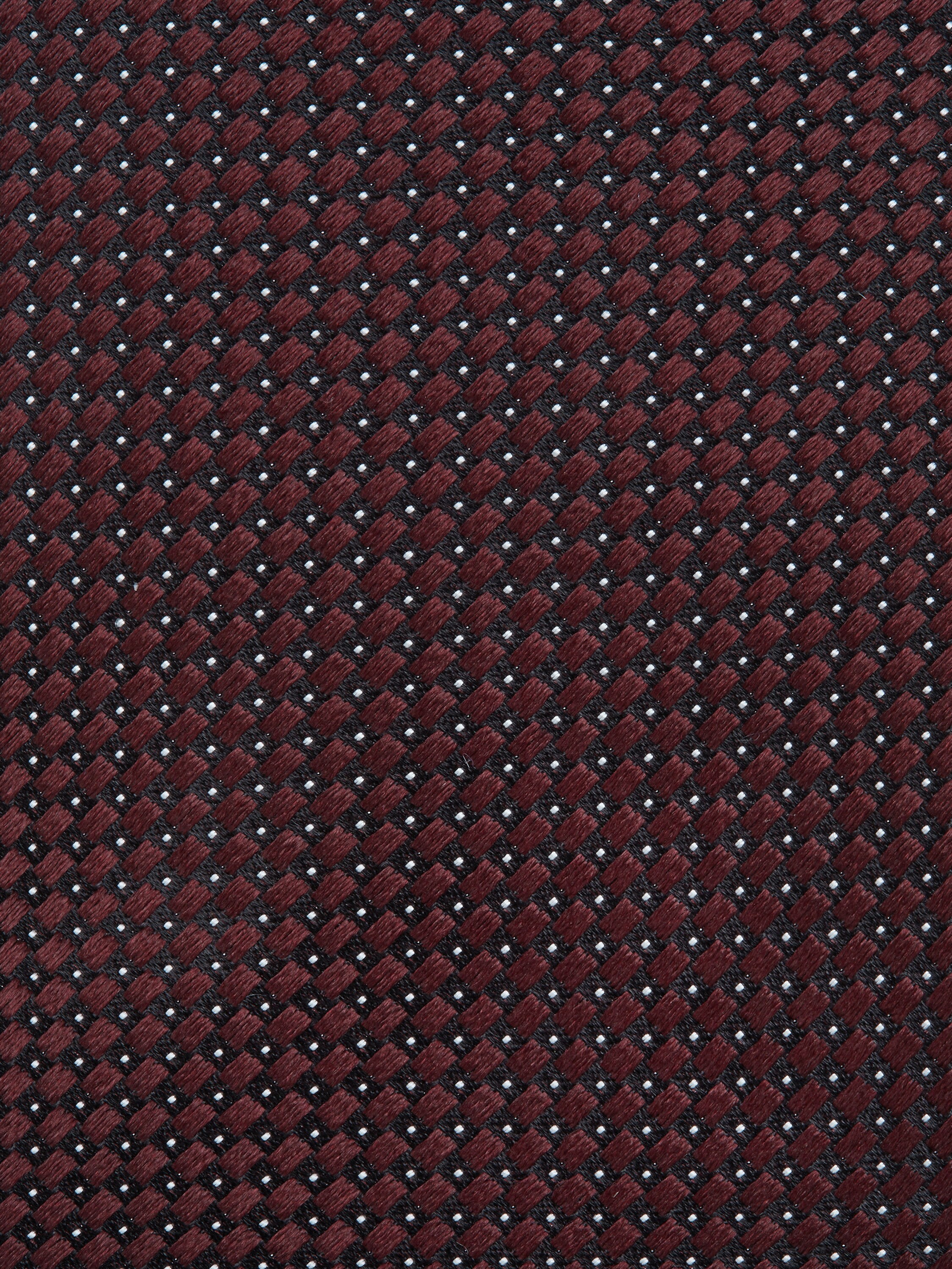 Burgundy Silk Tie Product detail photo #1