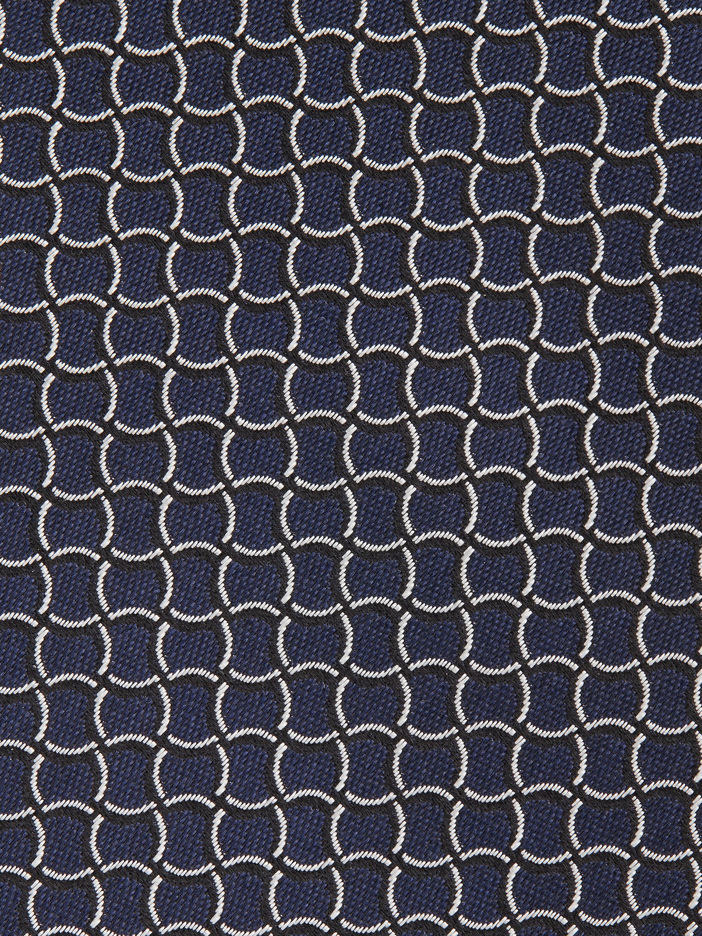 Dark Blue Silk Tie Product detail photo #1