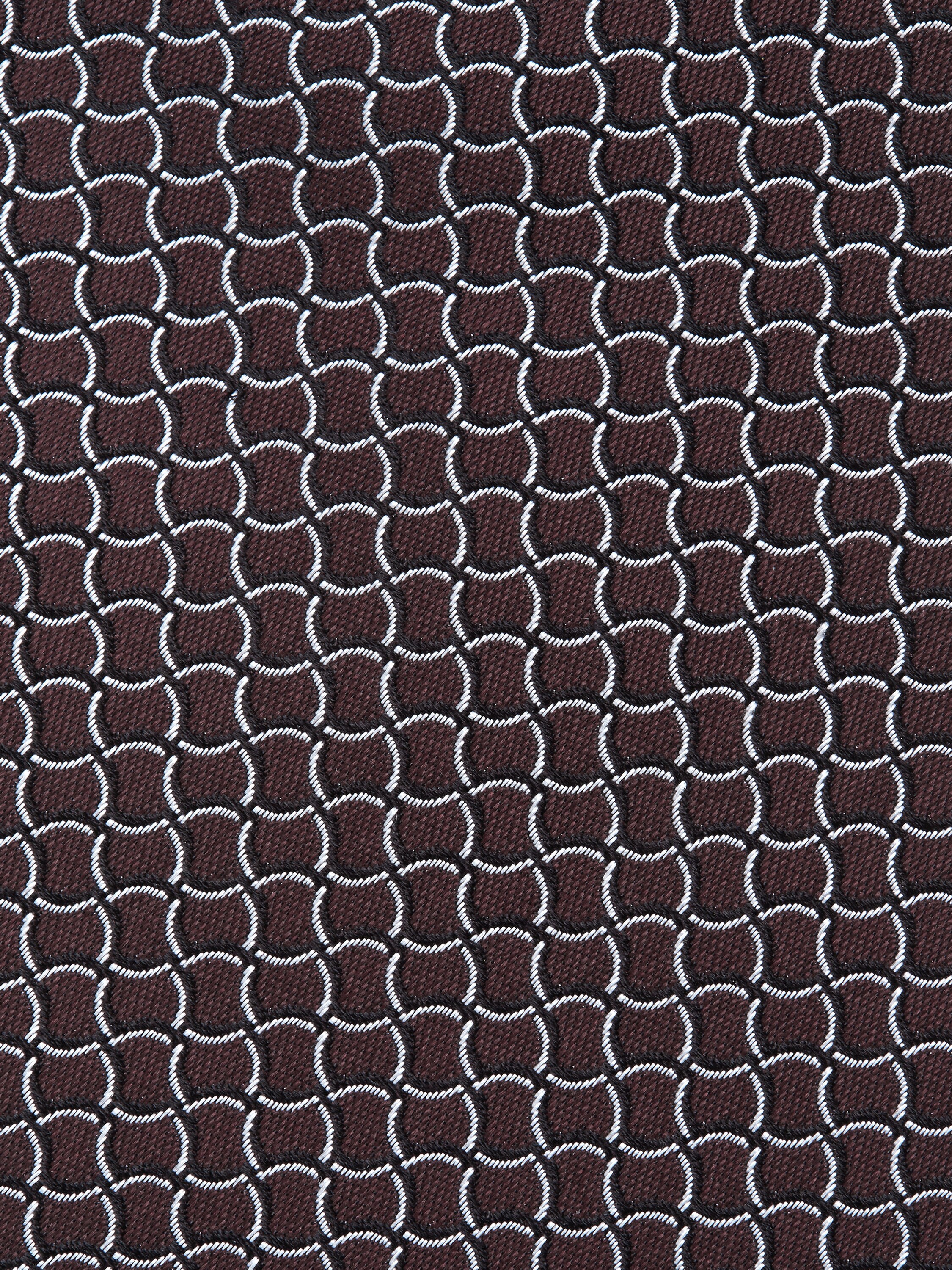 Burgundy Silk Tie Product detail photo #1