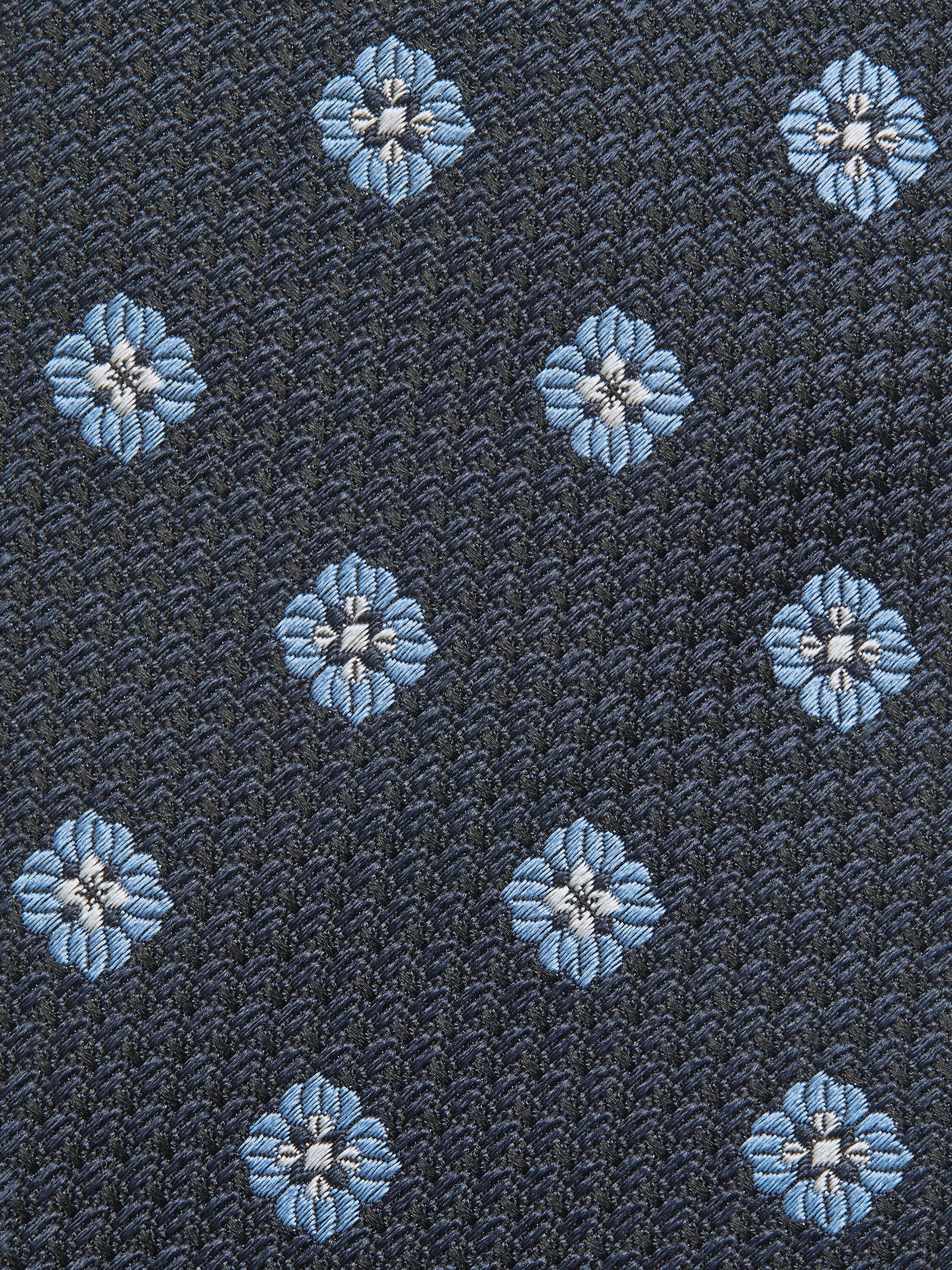 Dark Blue Silk Tie Product detail photo #1