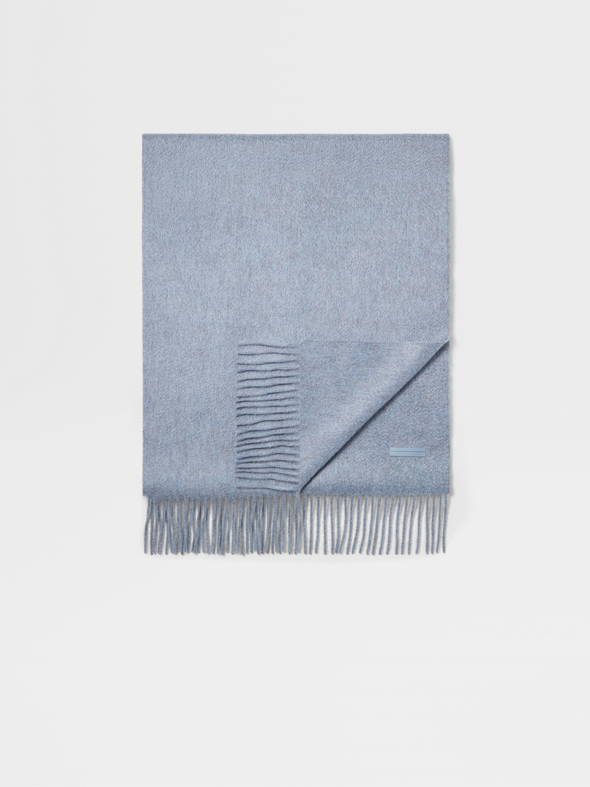 Light Blue Oasi Cashmere Scarf Main product photo