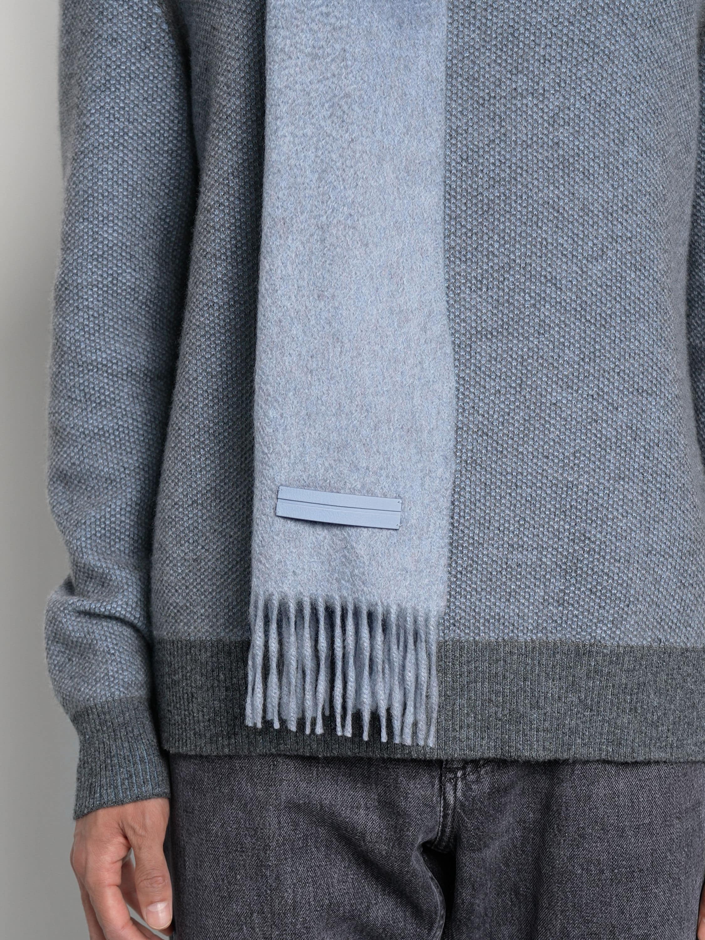 Light Blue Oasi Cashmere Scarf