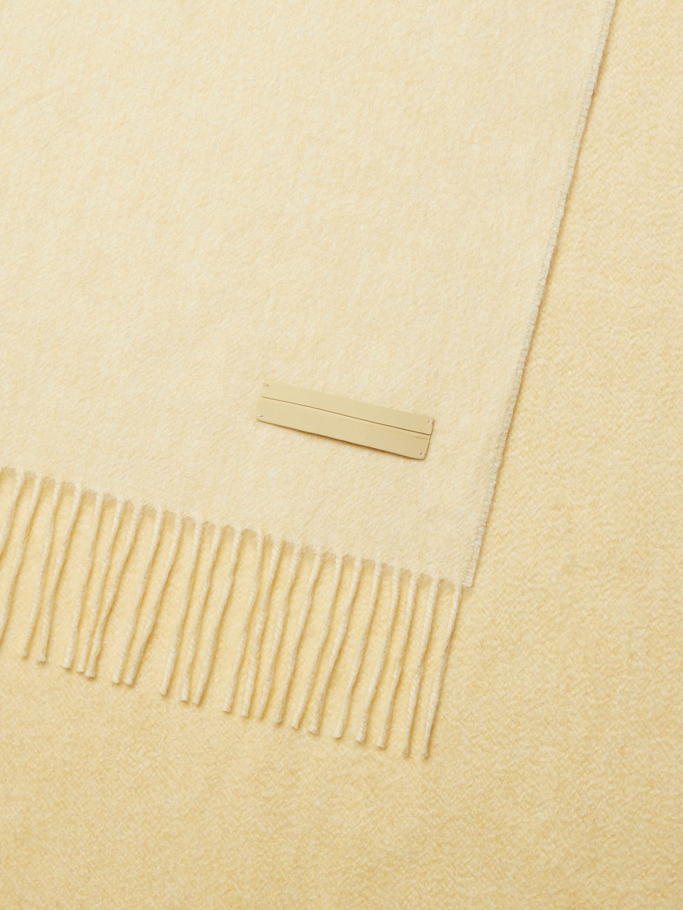 Pastel Yellow Oasi Cashmere Scarf Product detail photo #1