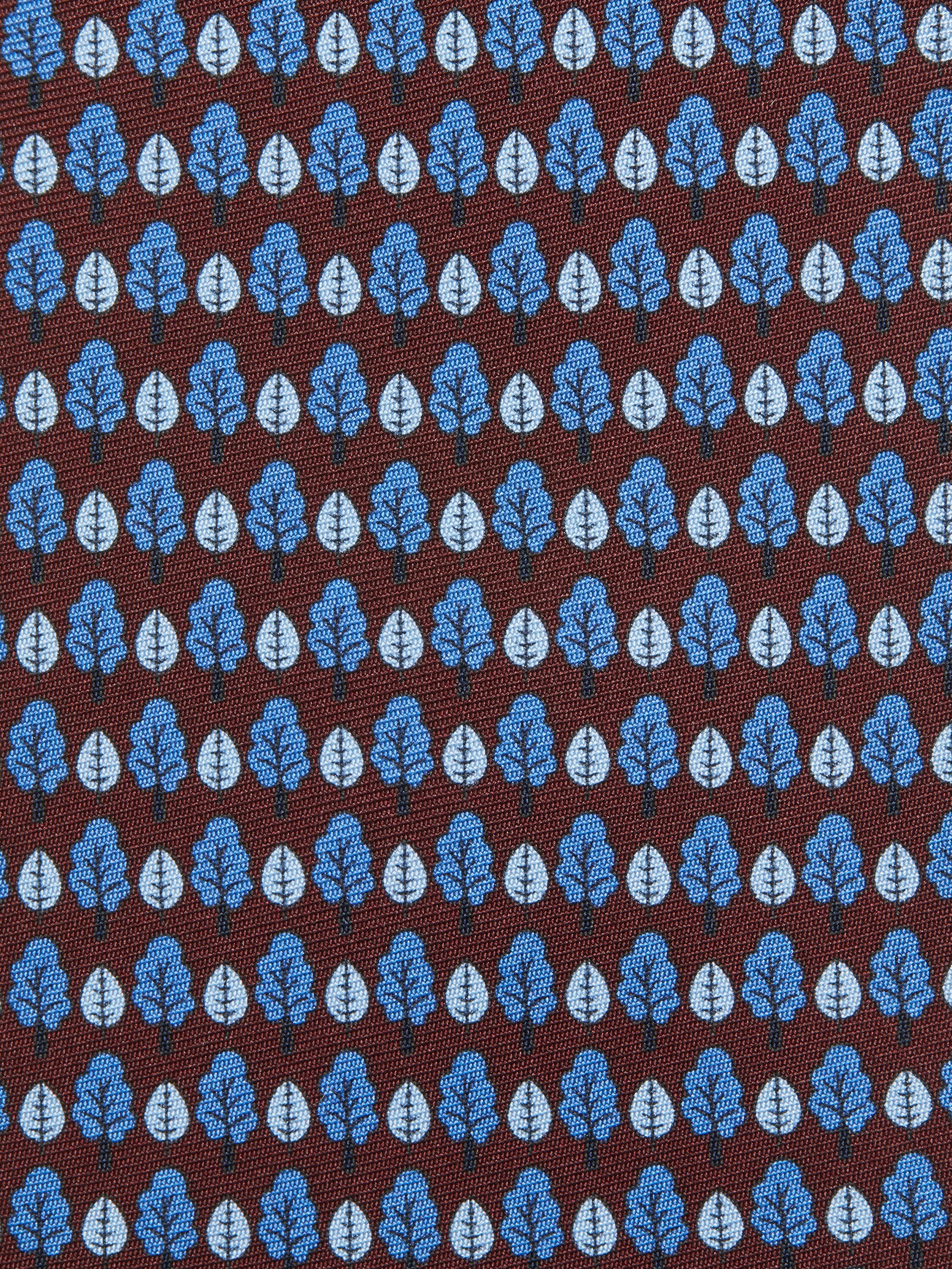 酒红色桑蚕丝领带 產品細節圖 #1