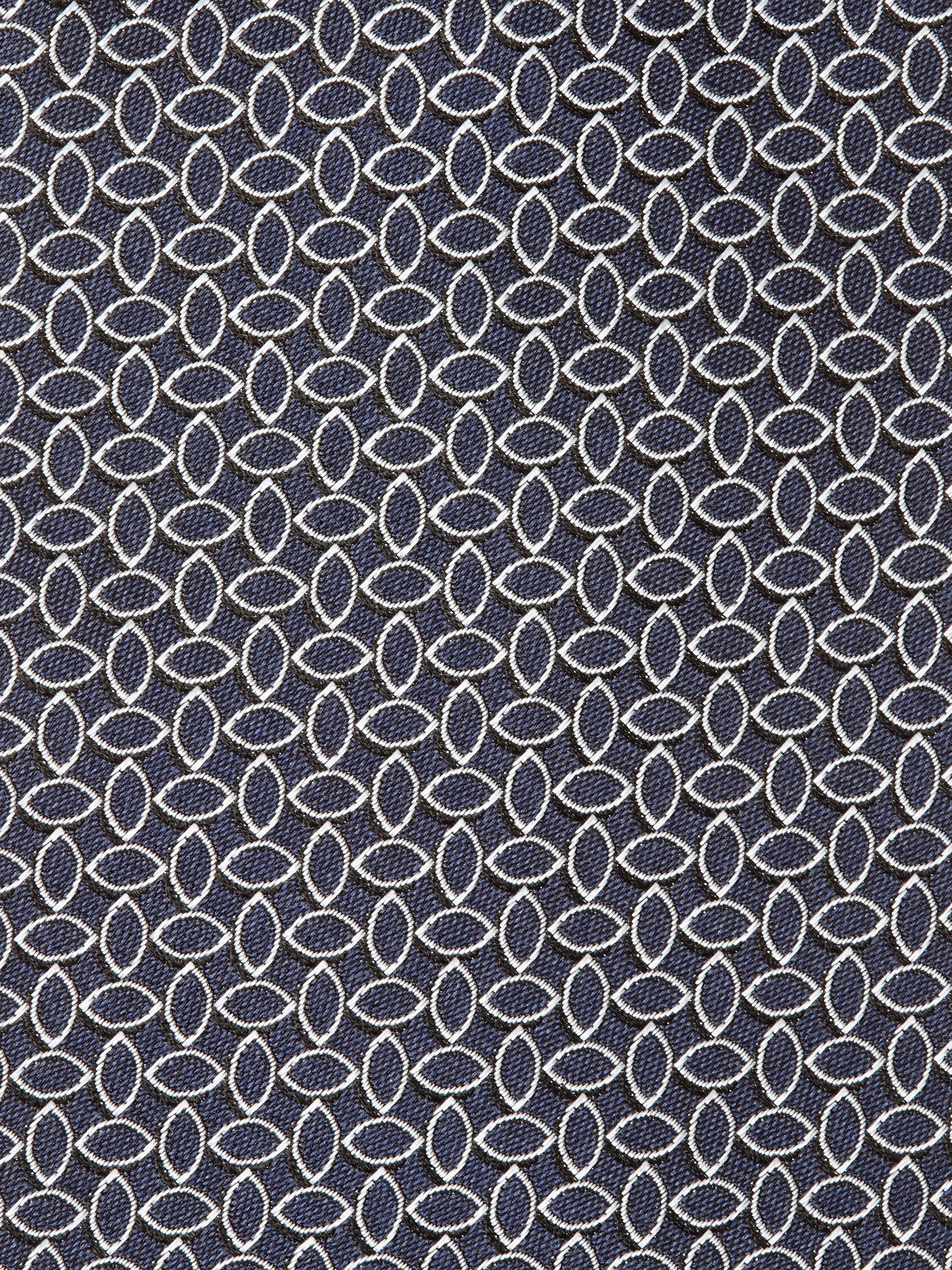 Navy Blue Silk Tie Product detail photo #1
