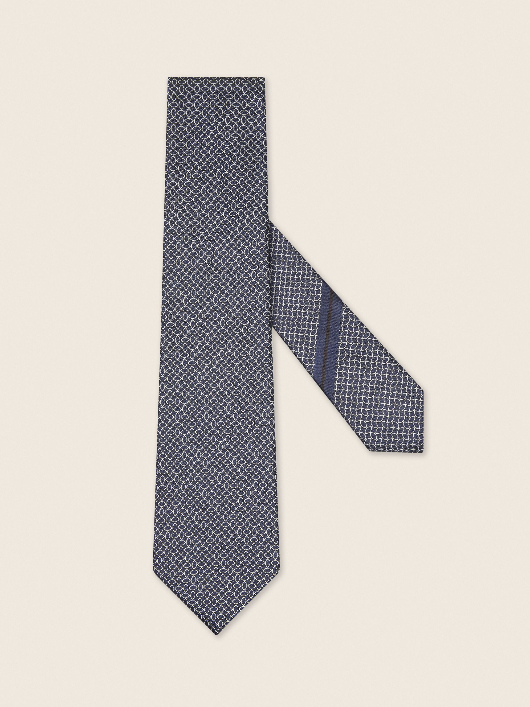 Navy Blue Silk Tie Main product photo