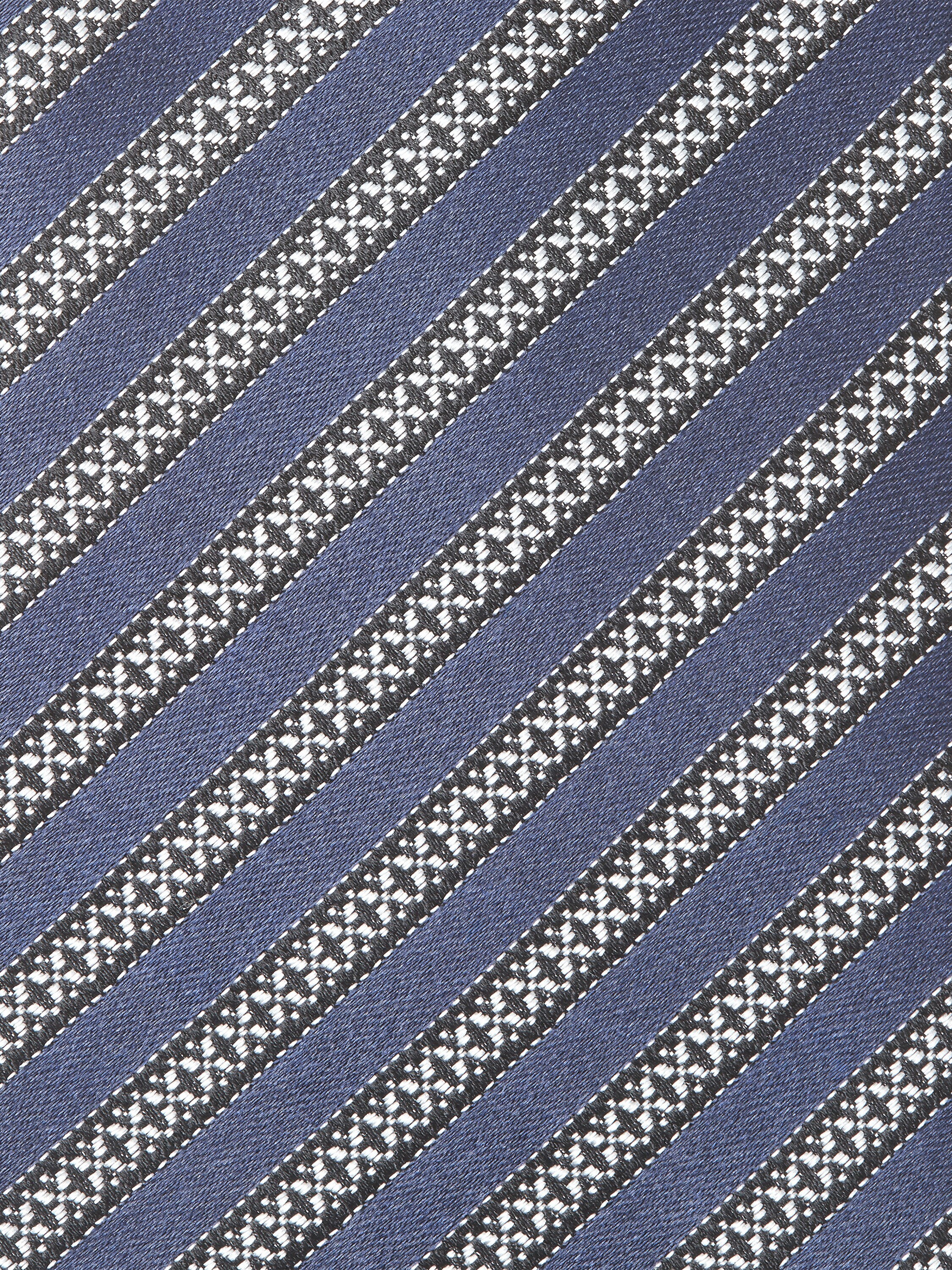Navy Blue Silk Tie Product detail photo #1