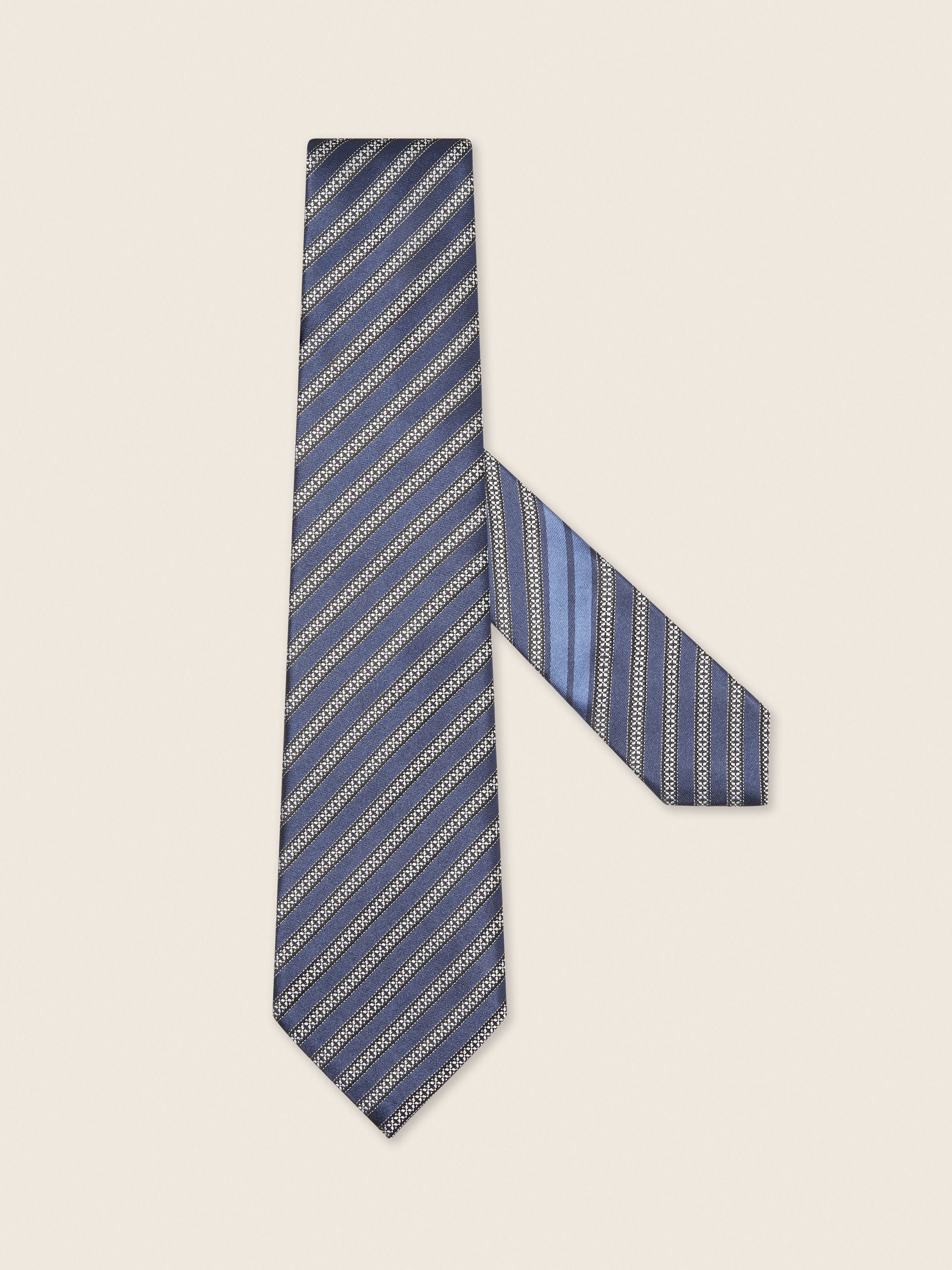 Navy Blue Silk Tie Main product photo