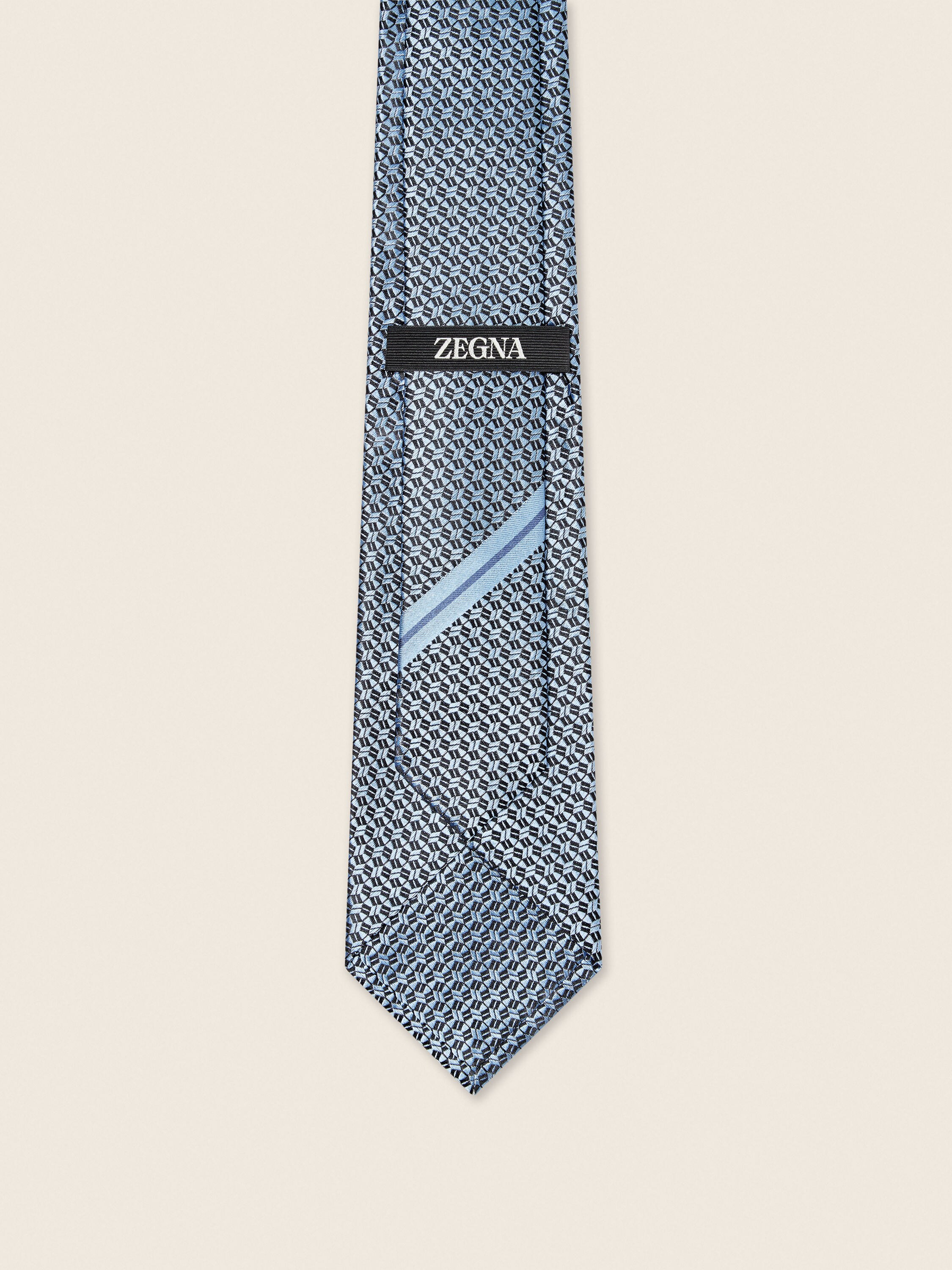 Light Blue Silk Tie Product detail photo #2