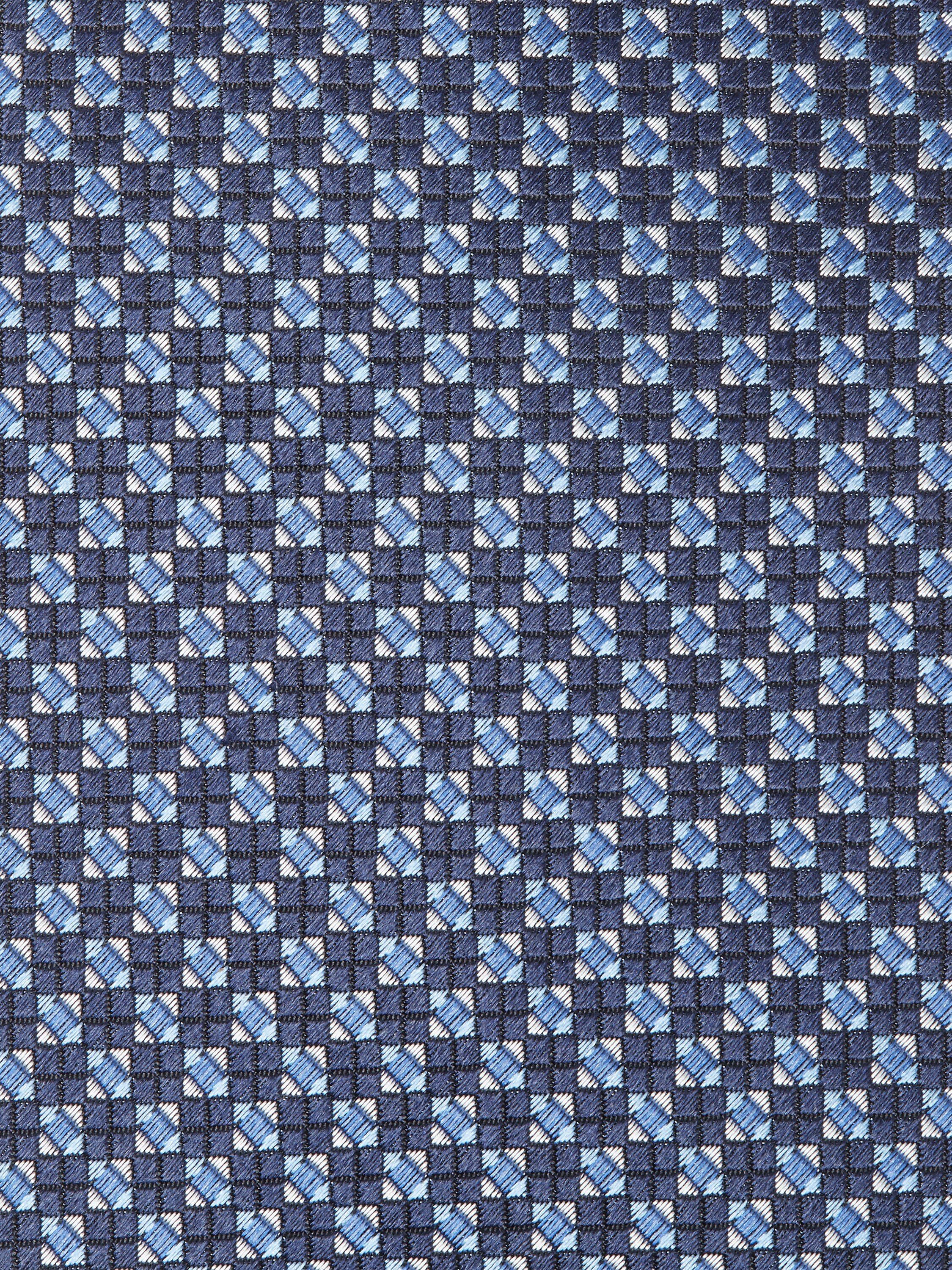 Navy Blue Silk Tie Product detail photo #1