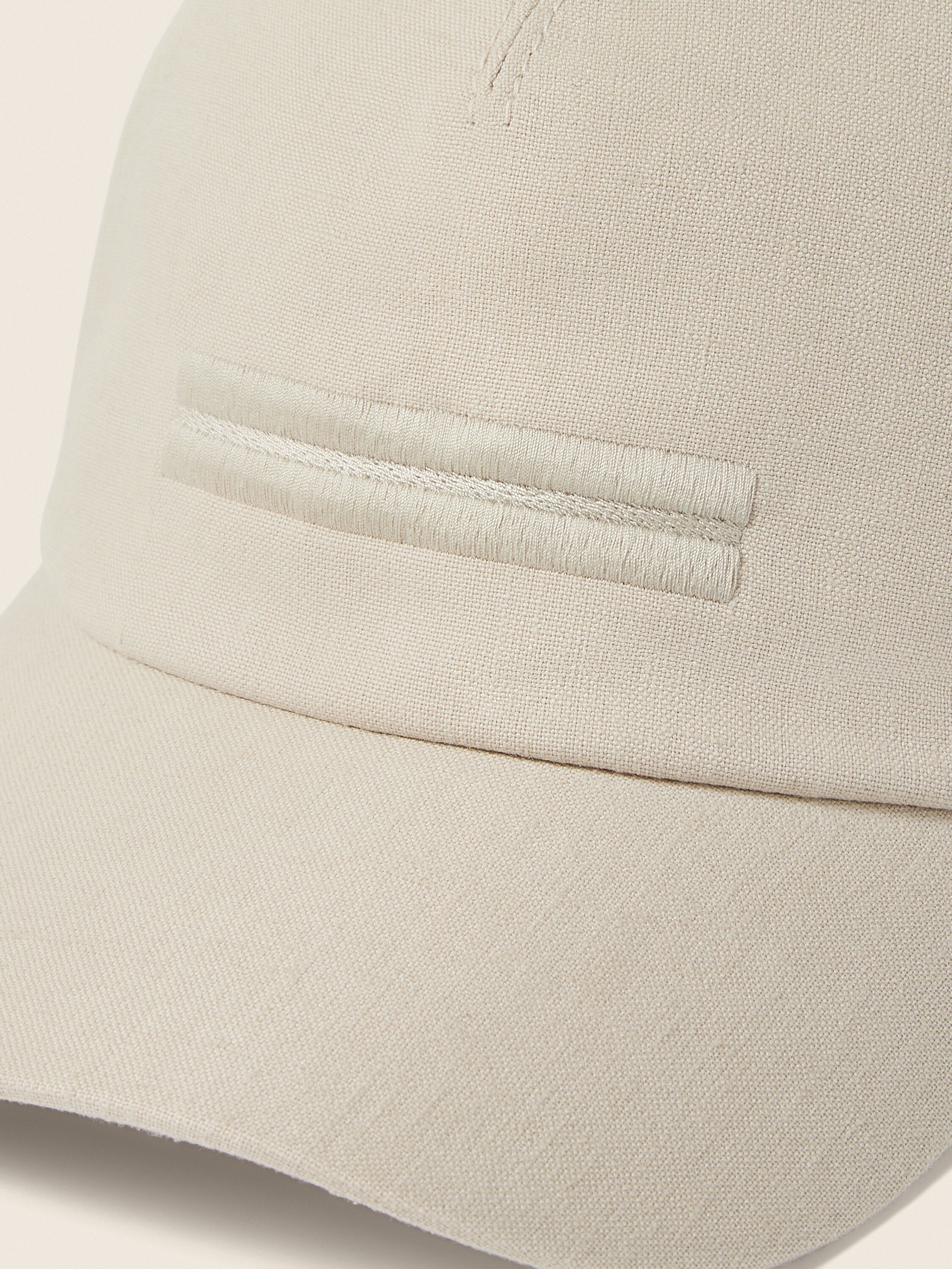 象牙色 Oasi Lino 棒球帽 产品细节图 #1