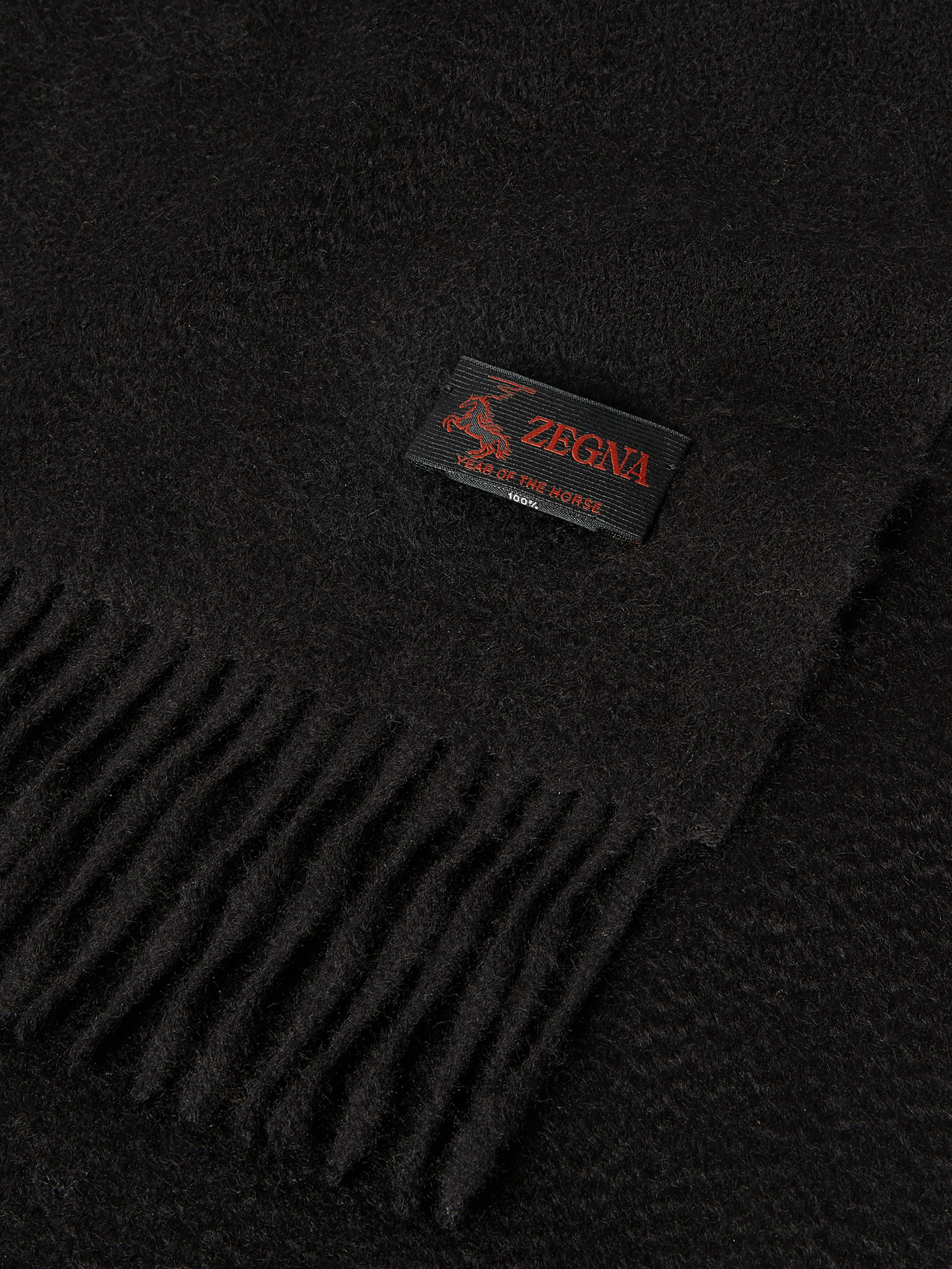 Black Oasi Cashmere Scarf Product detail photo #2