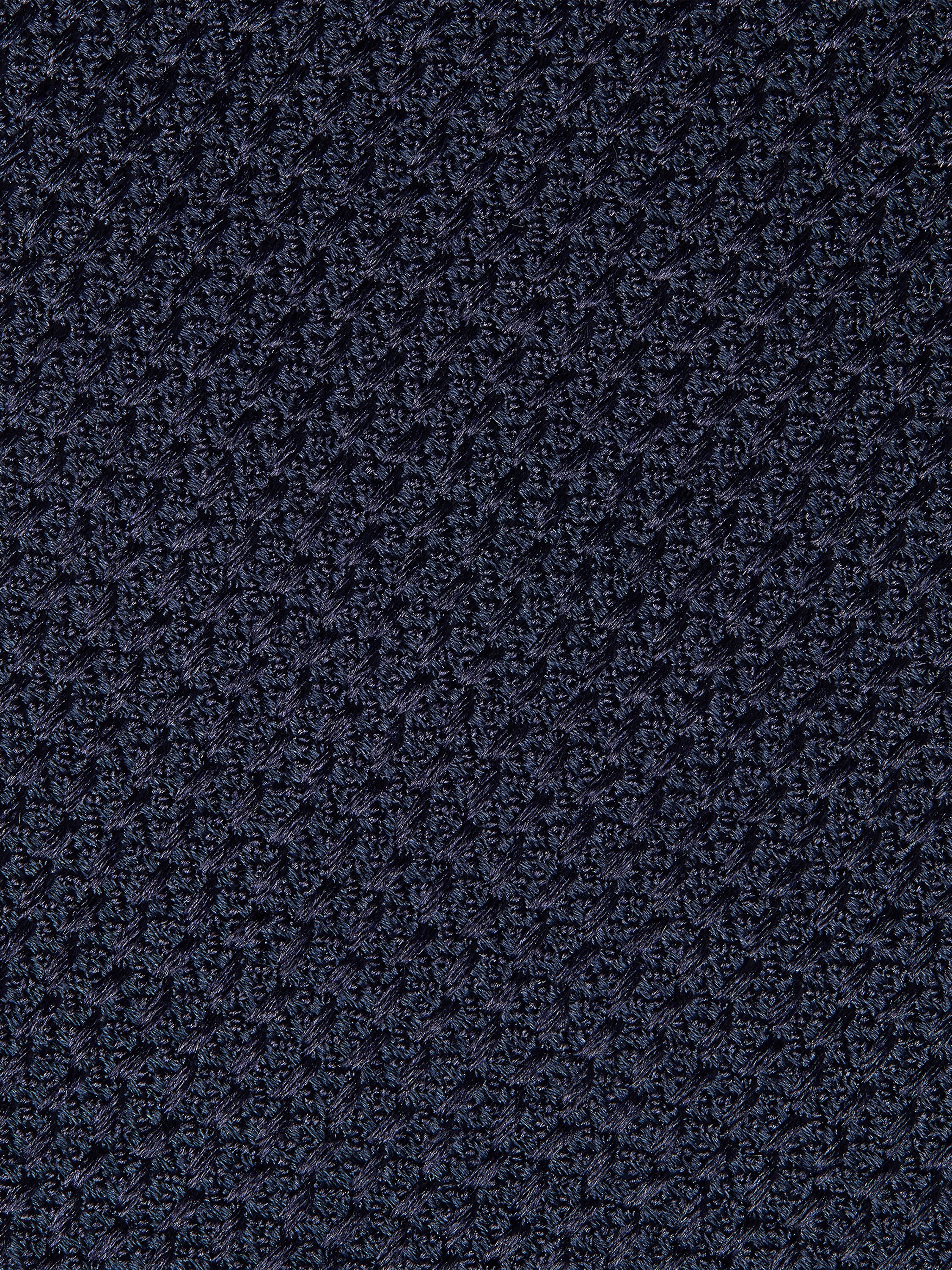 Navy Blue Silk Tie Product detail photo #1