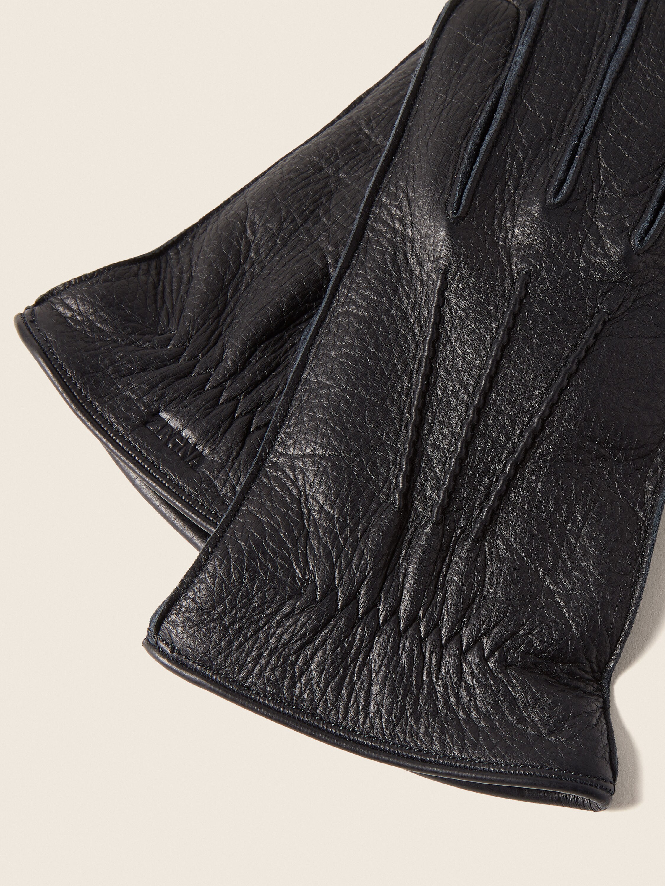 Black Deerskin Gloves Product detail photo #1