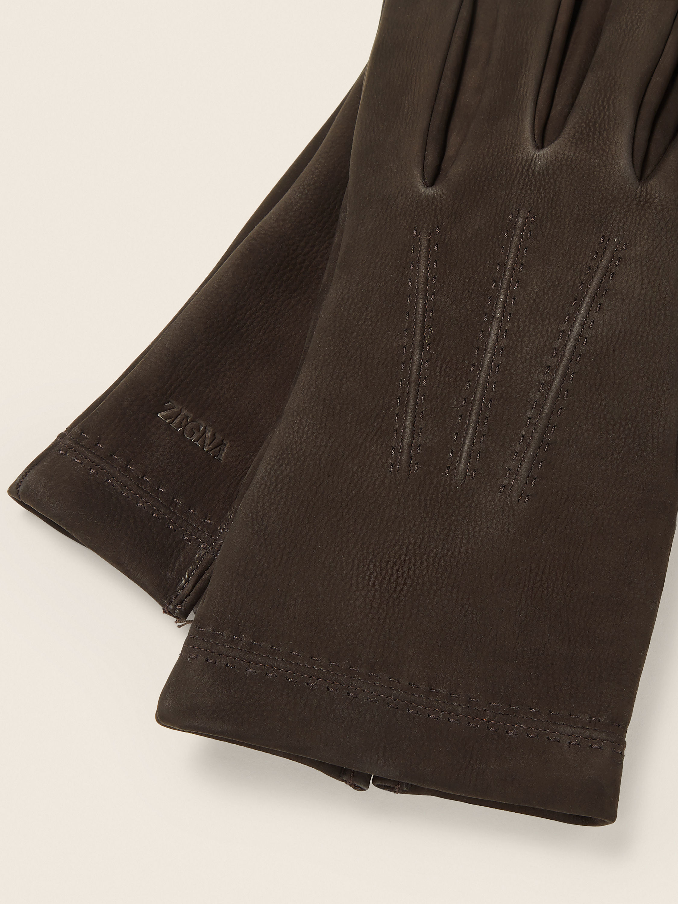Dark Brown SECONDSKIN Gloves Product detail photo #1