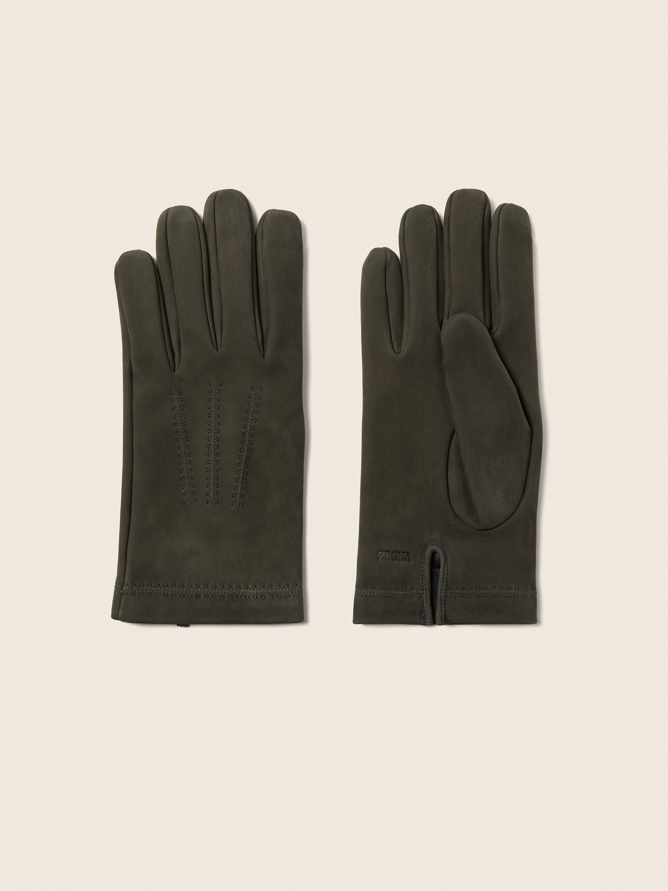 Dark Olive Green SECONDSKIN Gloves Main product photo