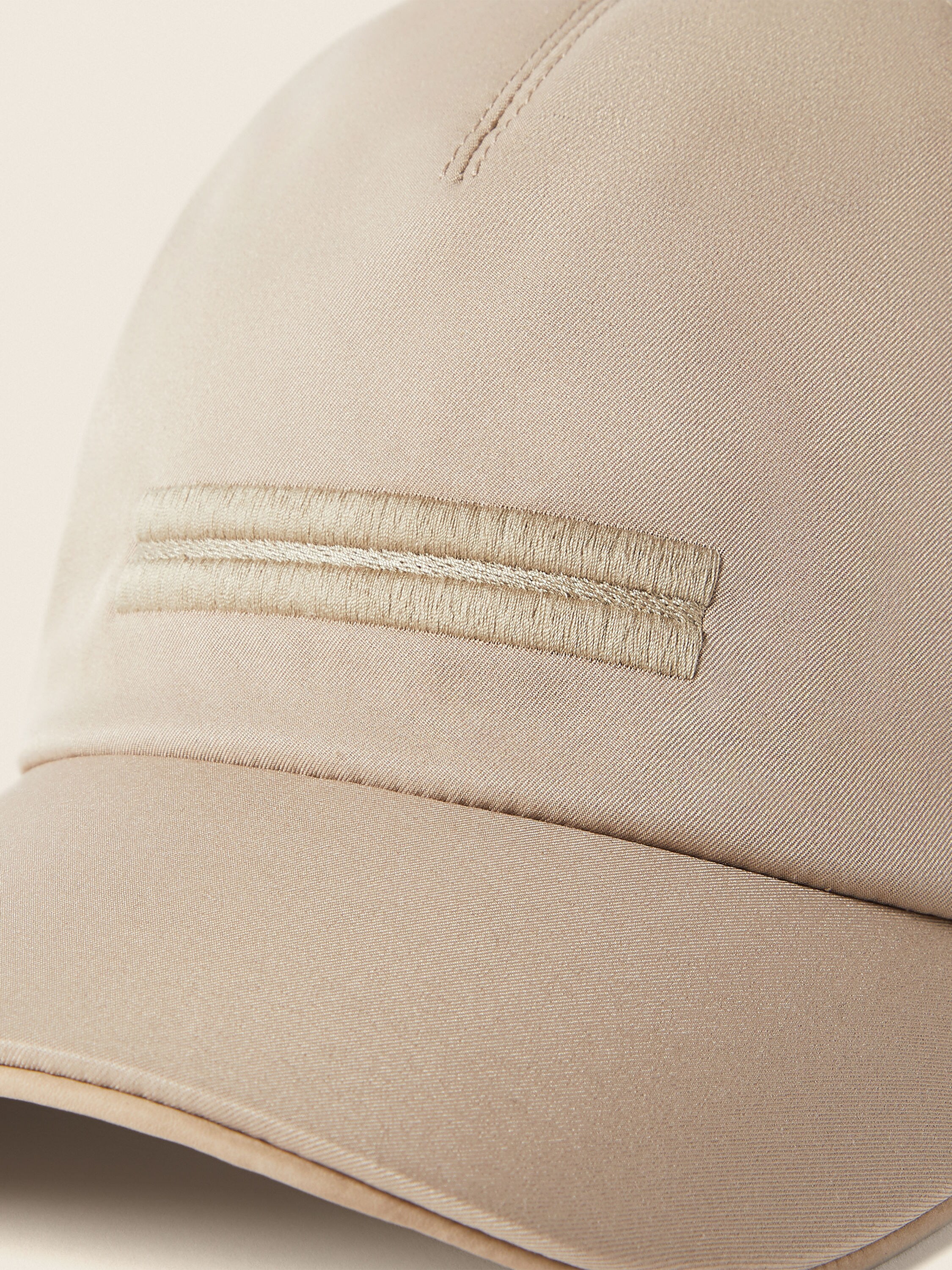 Light Taupe Microfiber Motorin Baseball Cap Product detail photo #1
