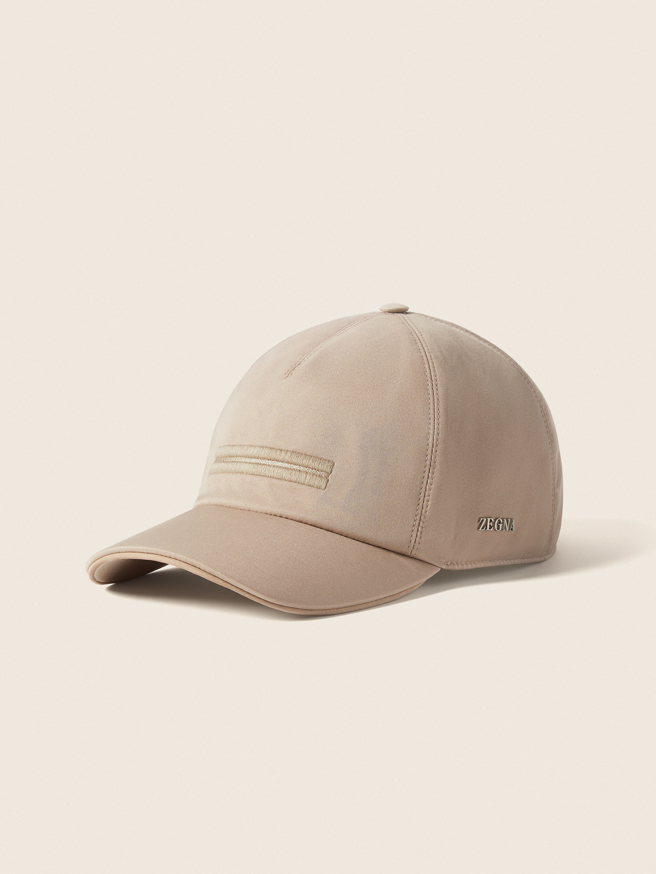 Light Taupe Microfiber Motorin Baseball Cap Main product photo