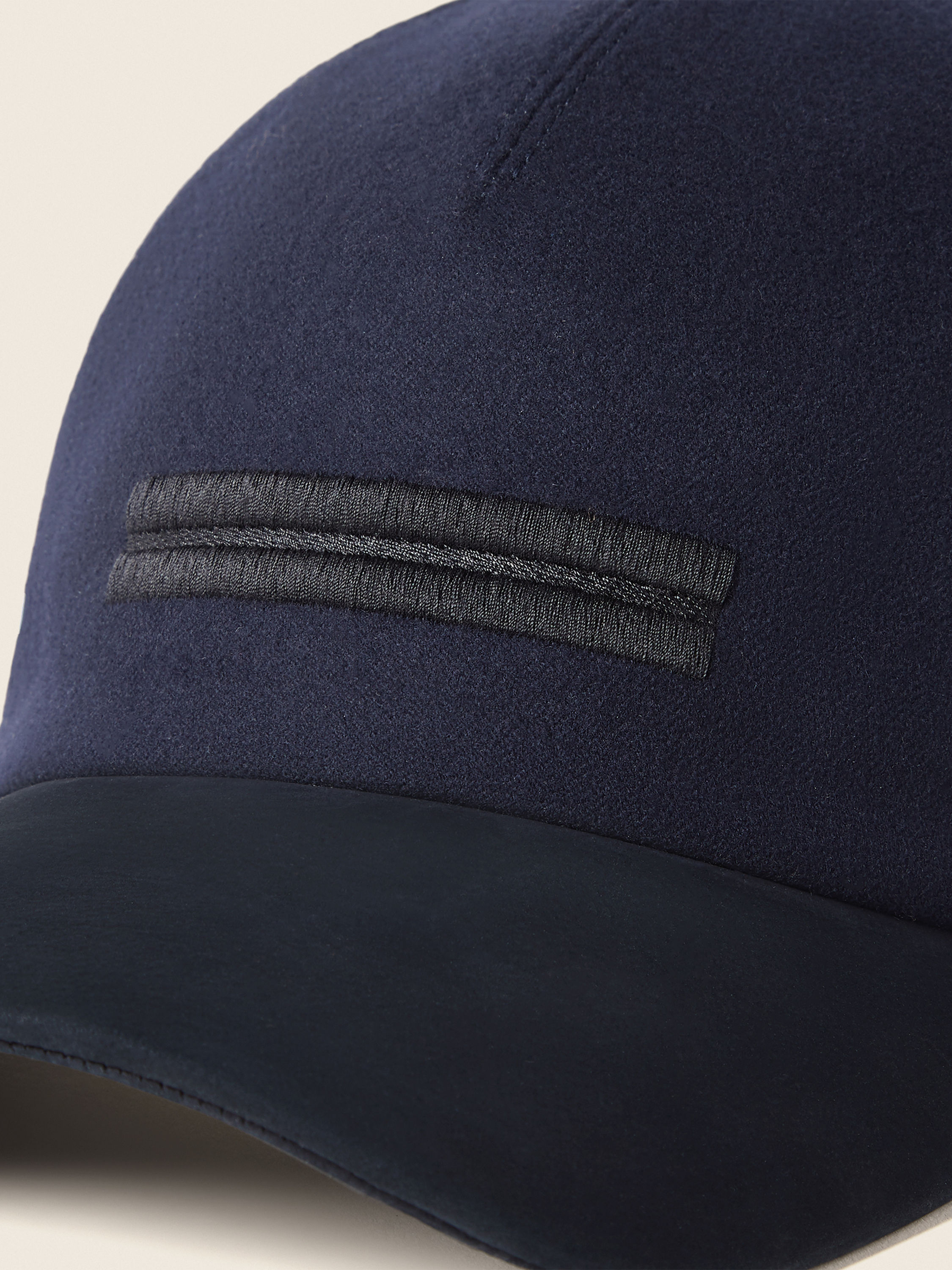 Navy Blue Vellus Aureum Baseball Cap Product detail photo #1