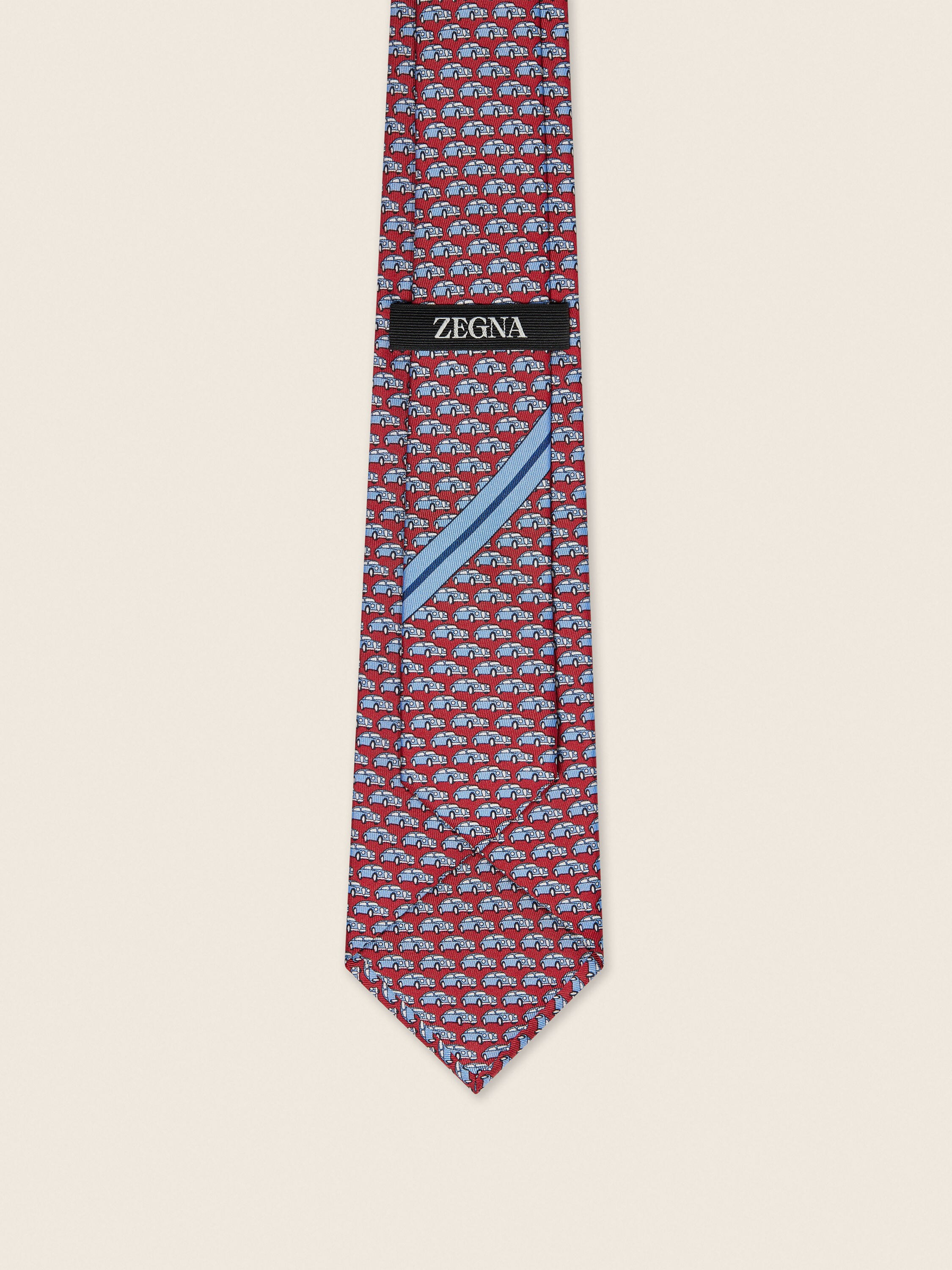 Dark Red Silk Tie Product detail photo #2