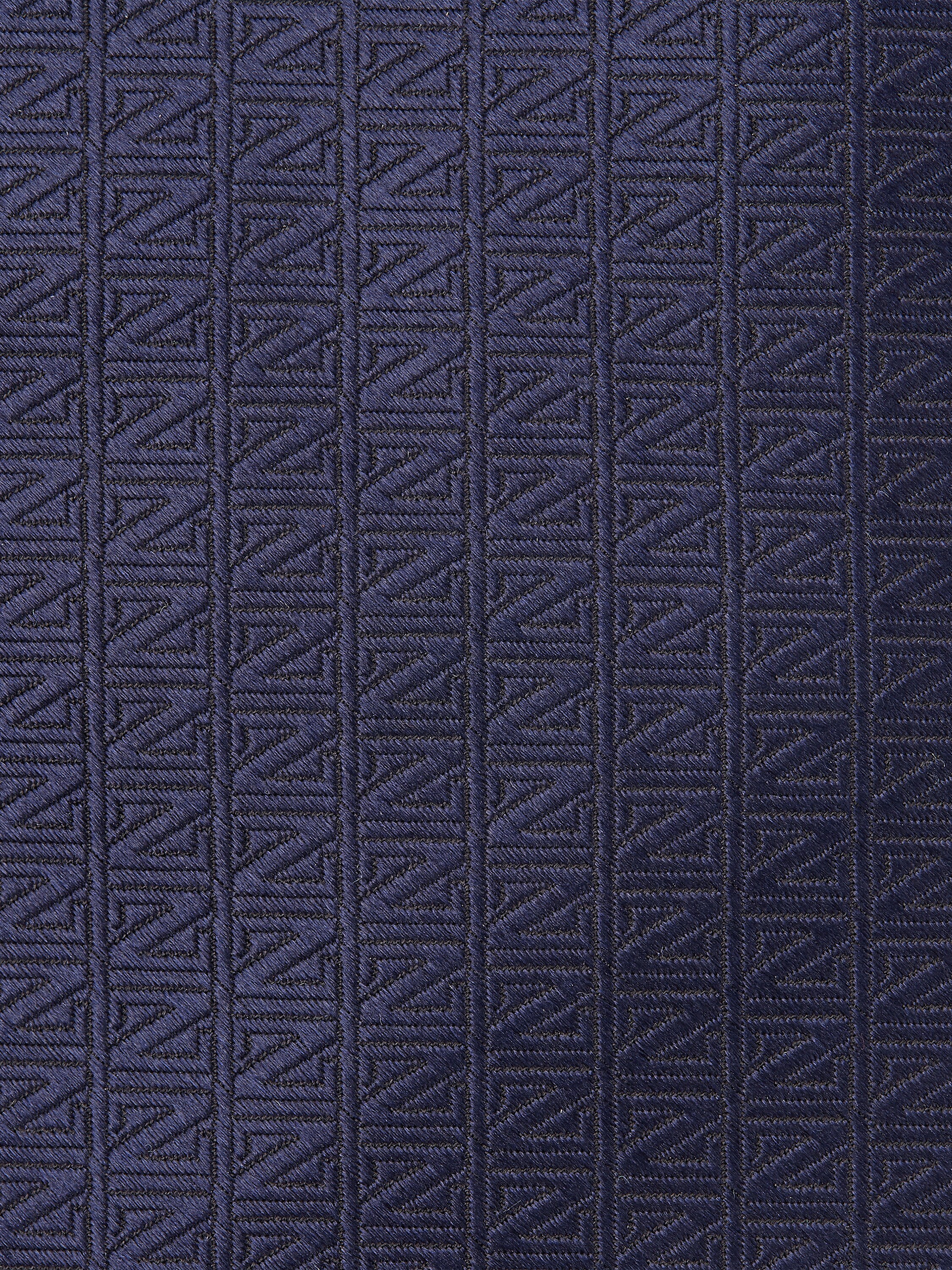 Dark Blue Natural Silk Tie Product detail photo #1