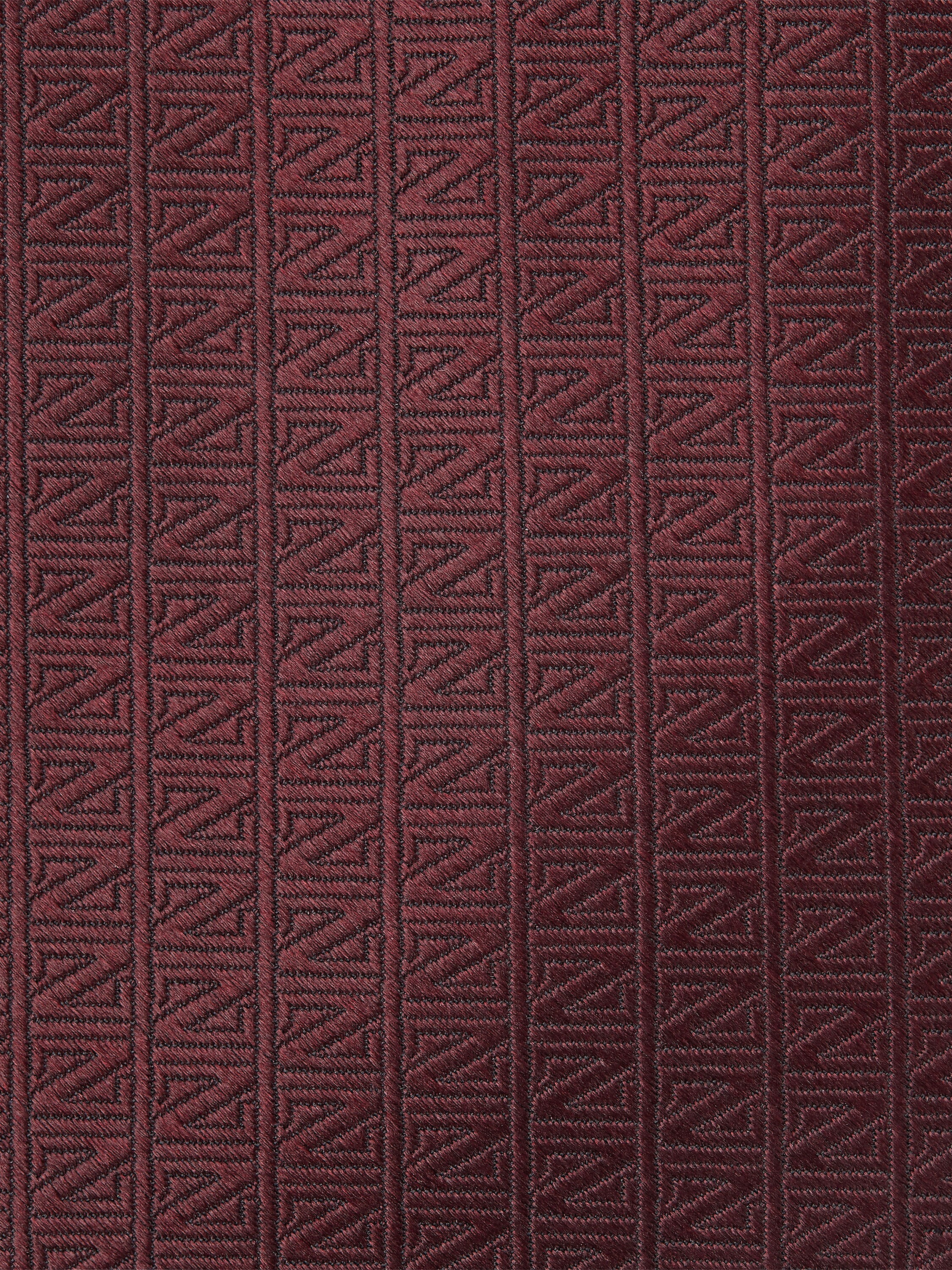 Burgundy Natural Silk Tie Product detail photo #1