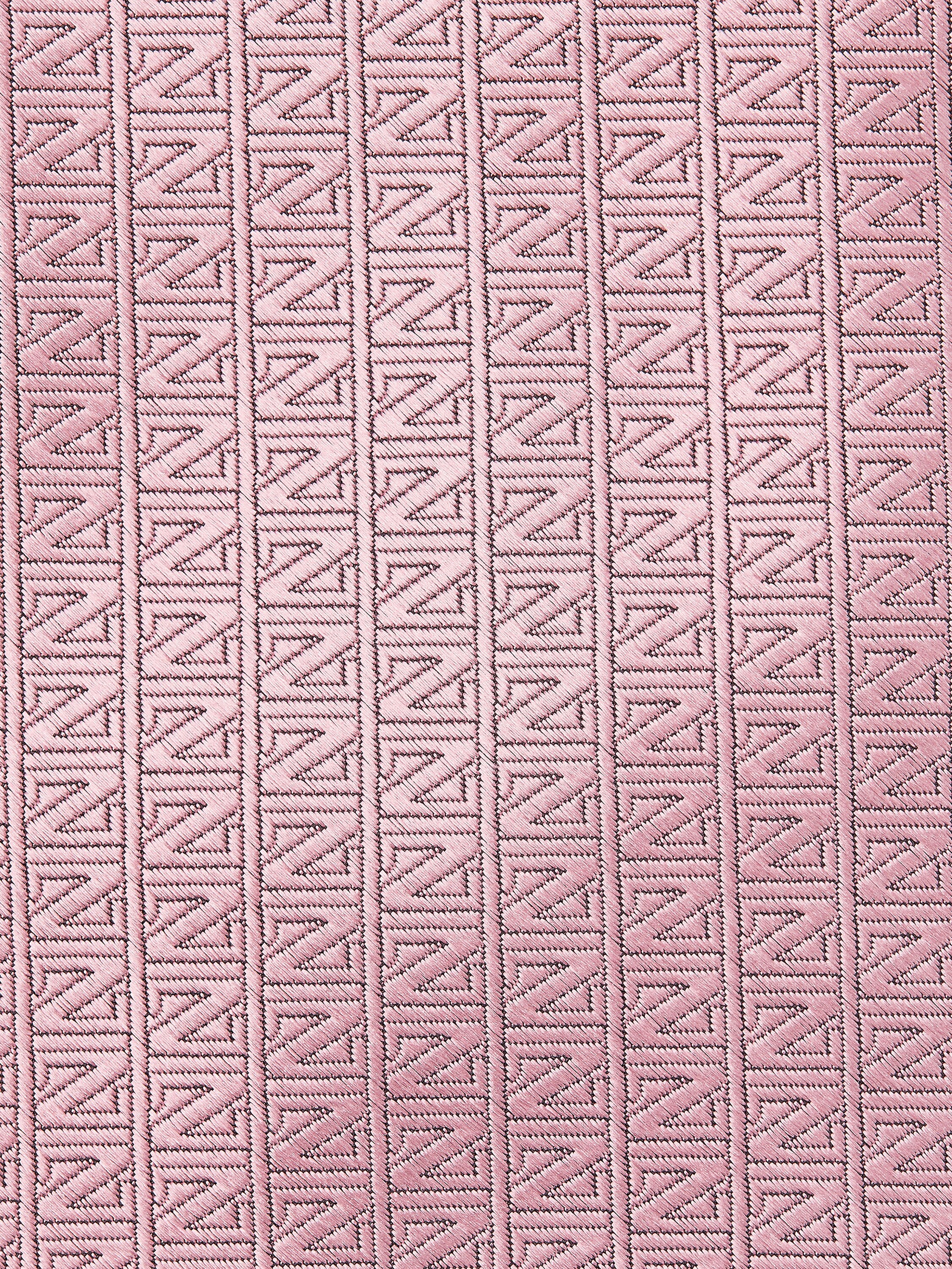 粉色天然桑蚕丝领带 产品细节图 #1