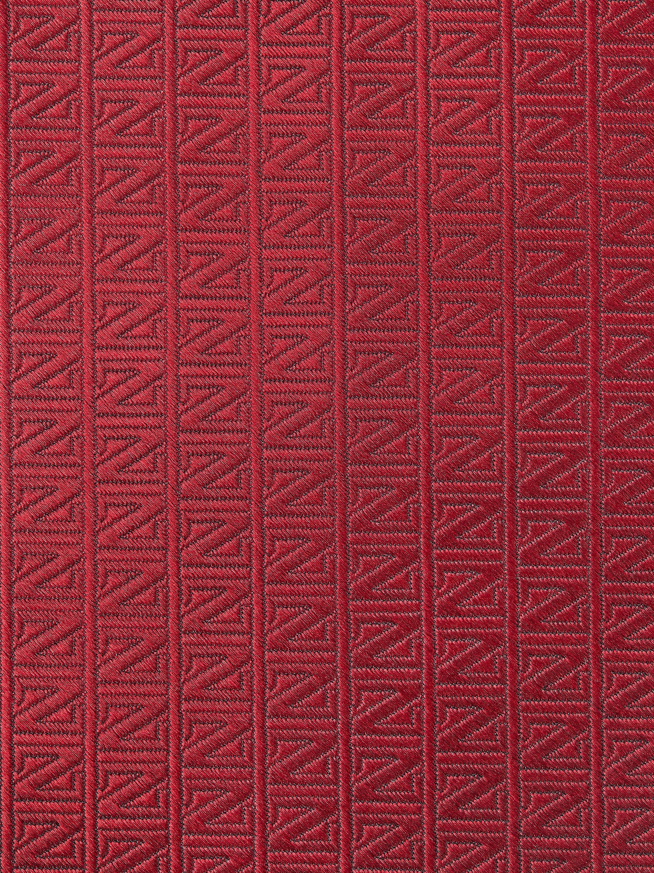 Red Natural Silk Tie Product detail photo #1