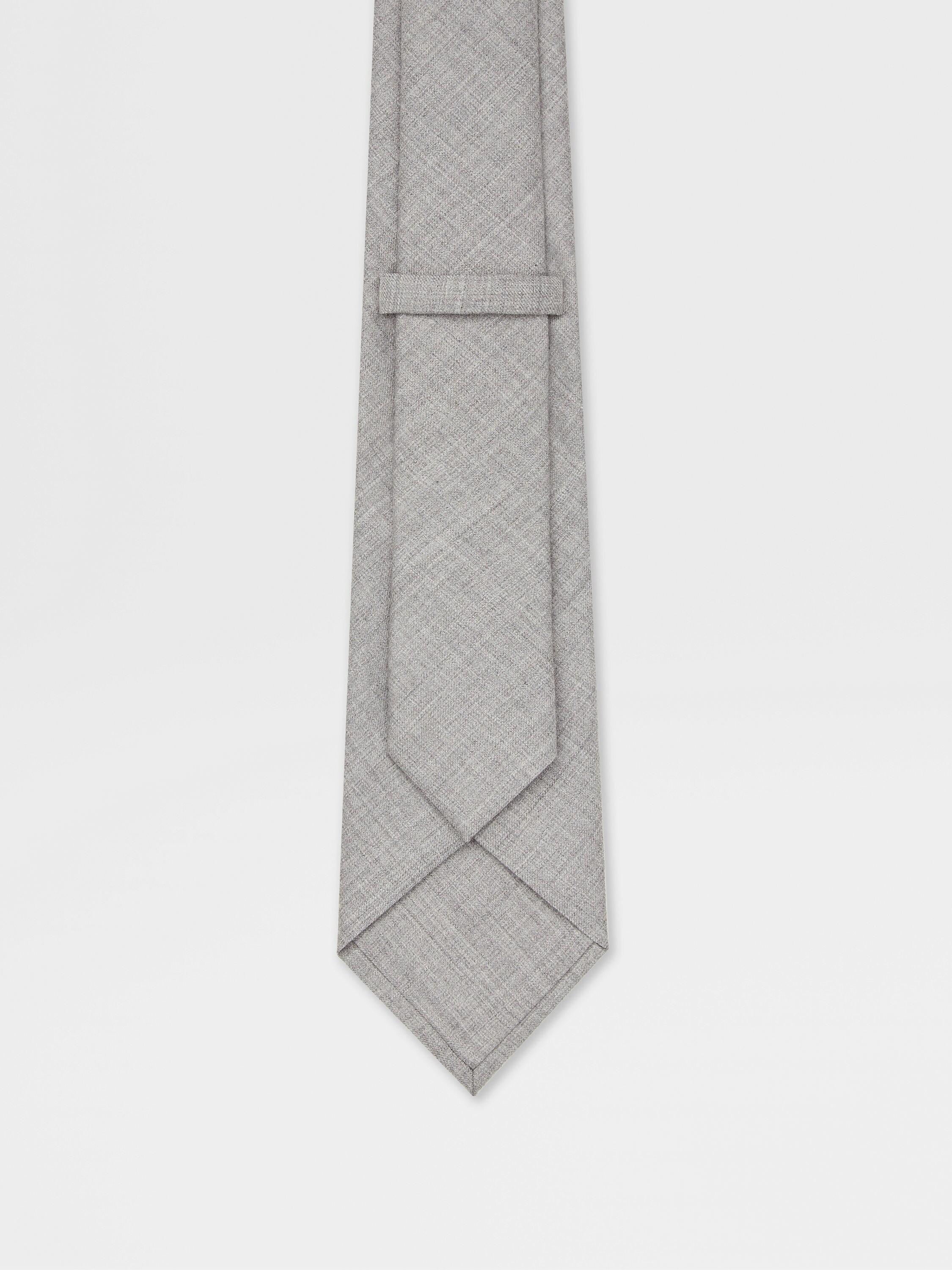 灰色 Oasi Cashmere 领带 產品細節圖 #2