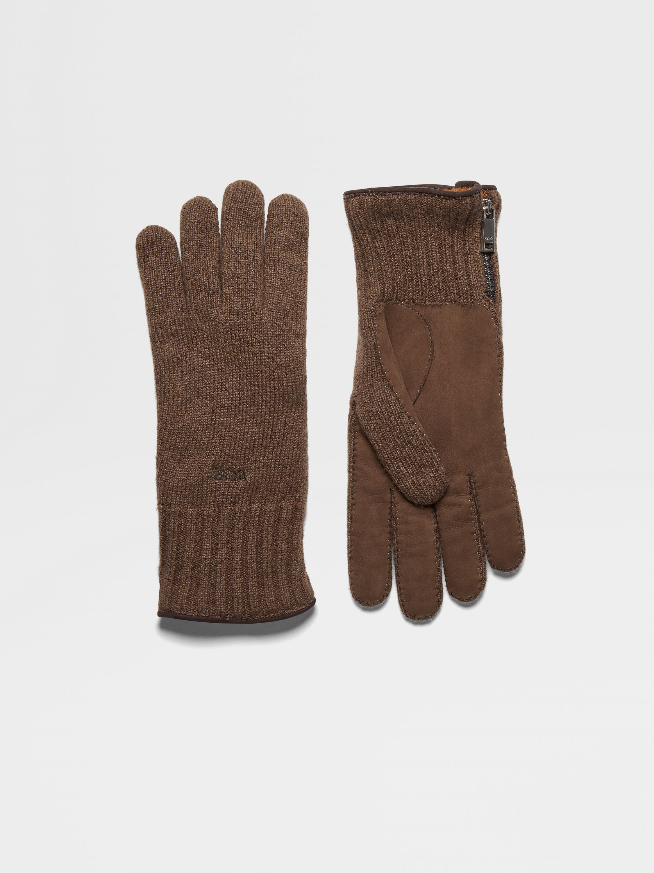 Brown Oasi Cashmere Gloves Main product photo