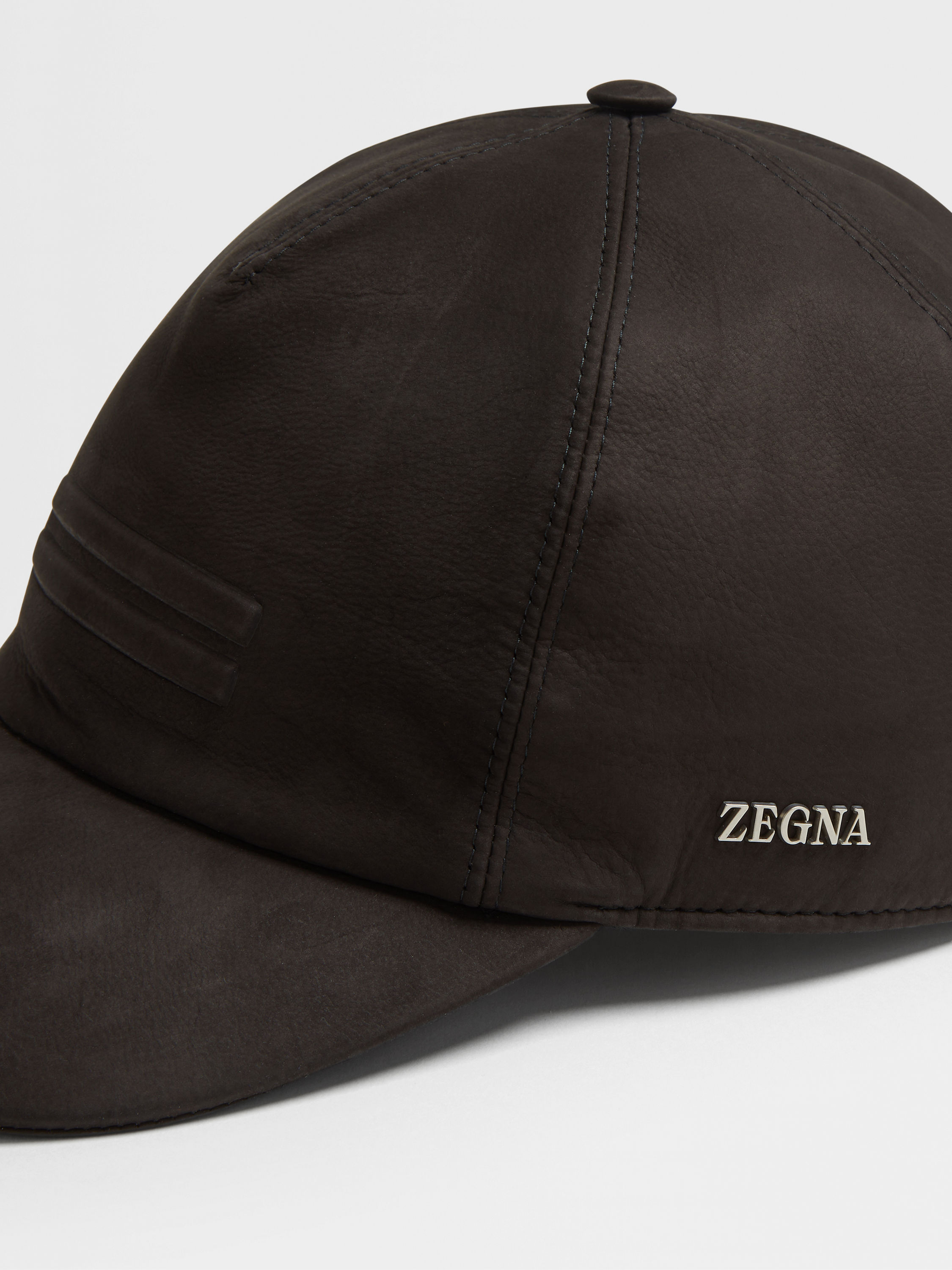 Dark Brown SECONDSKIN Baseball Cap Product detail photo #1