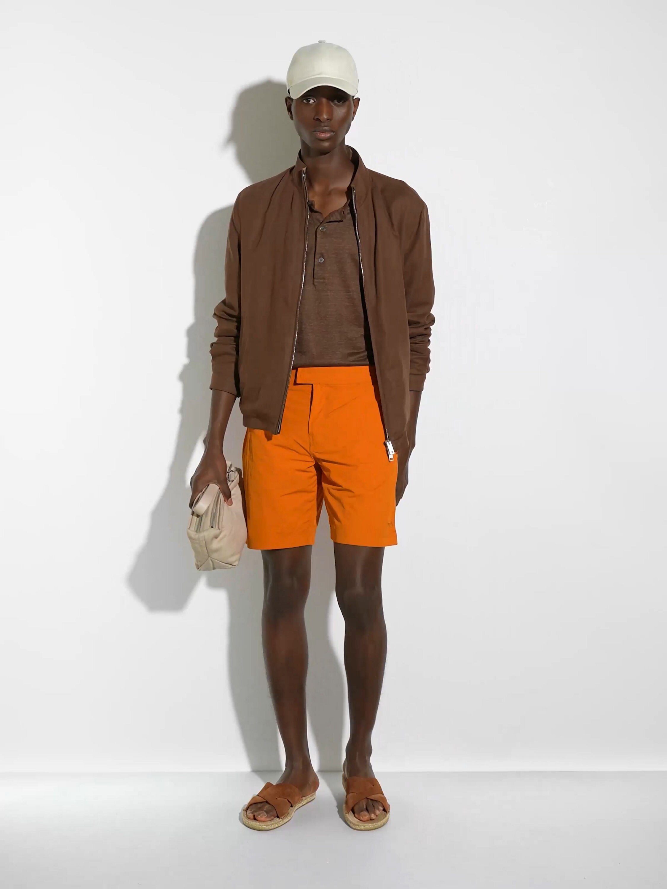 Light Beige Oasi Lino Baseball Cap