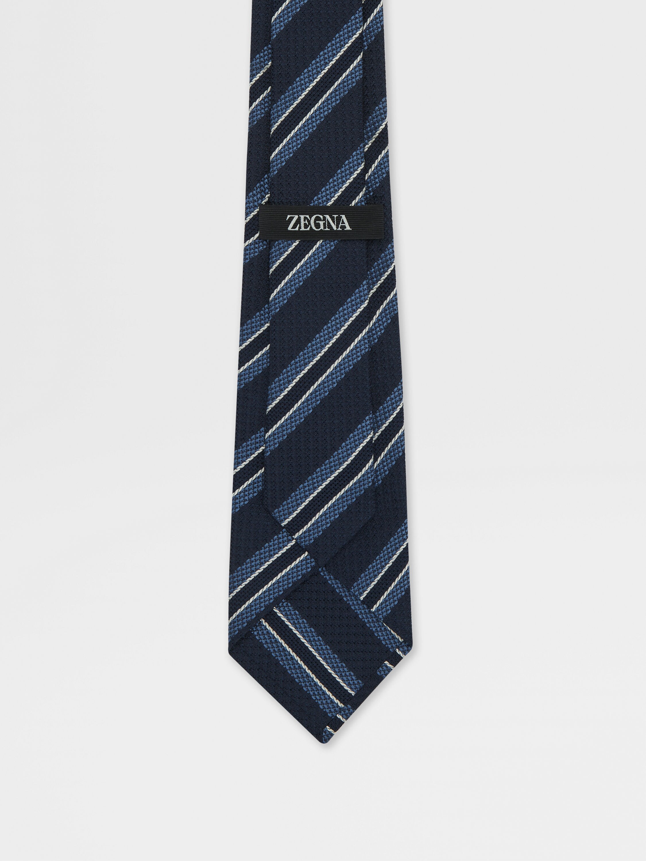 Dark Blue Silk Tie Product detail photo #2