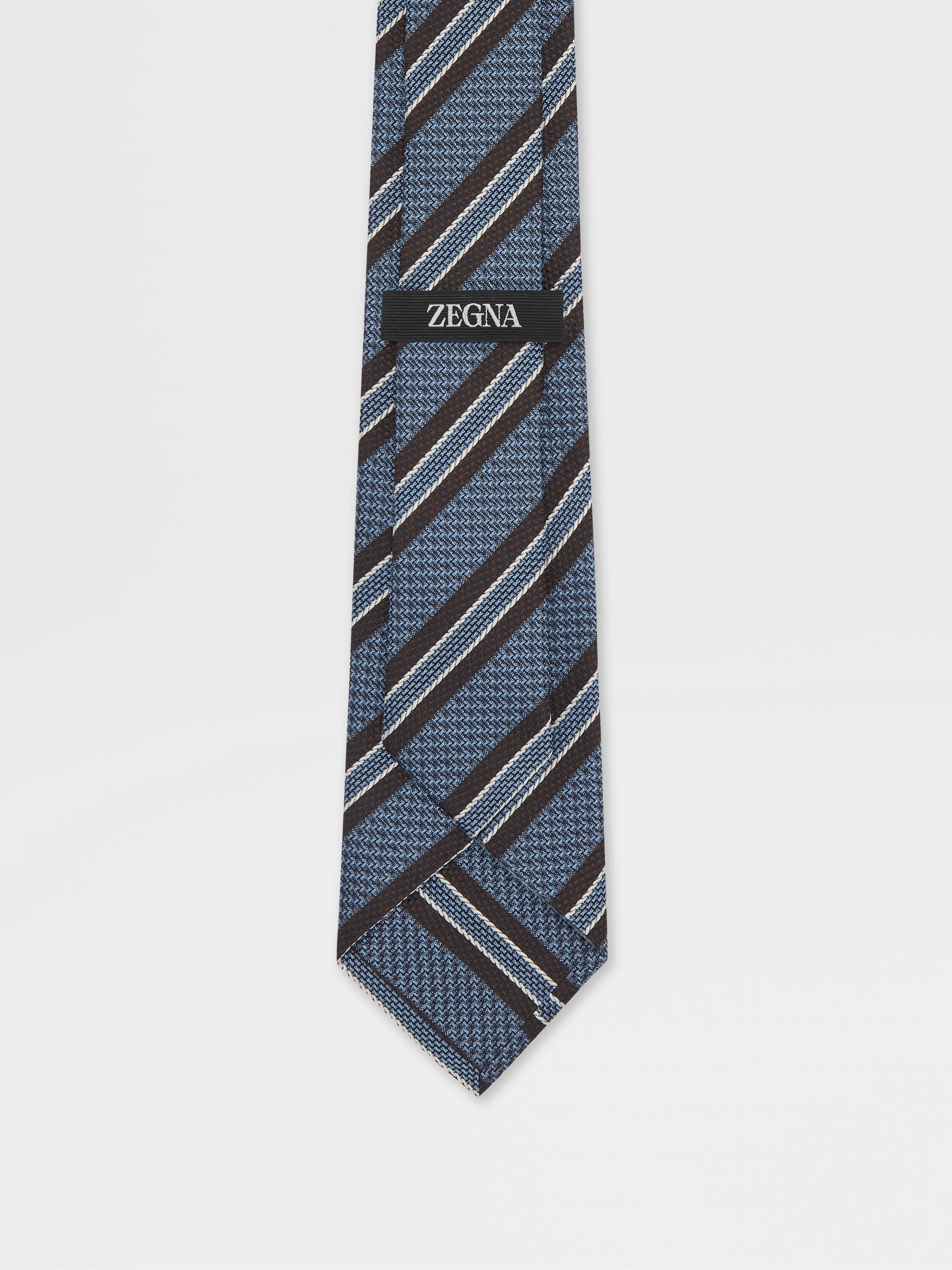 浅蓝色桑蚕丝领带 產品細節圖 #2