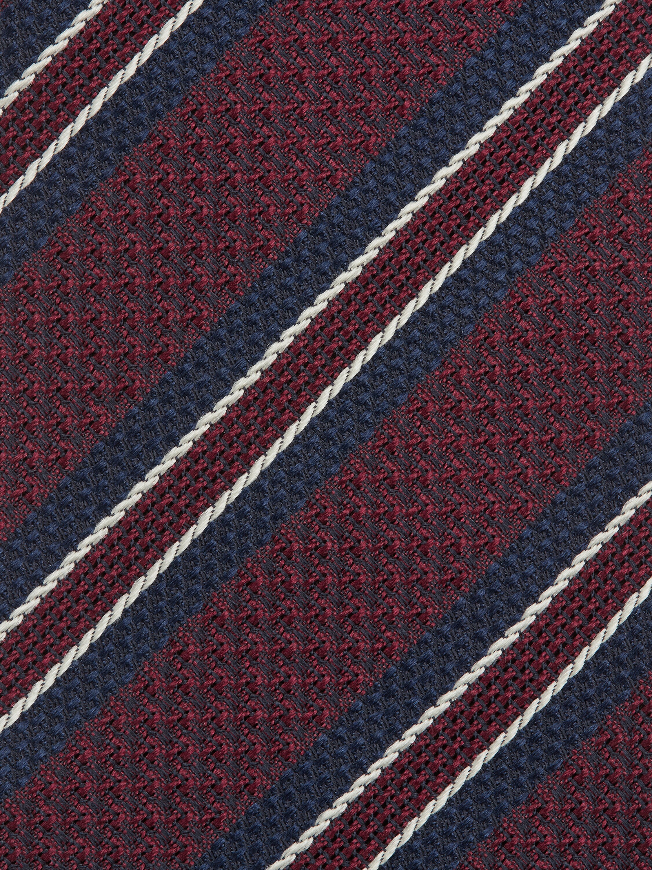 Burgundy Silk Tie Product detail photo #1