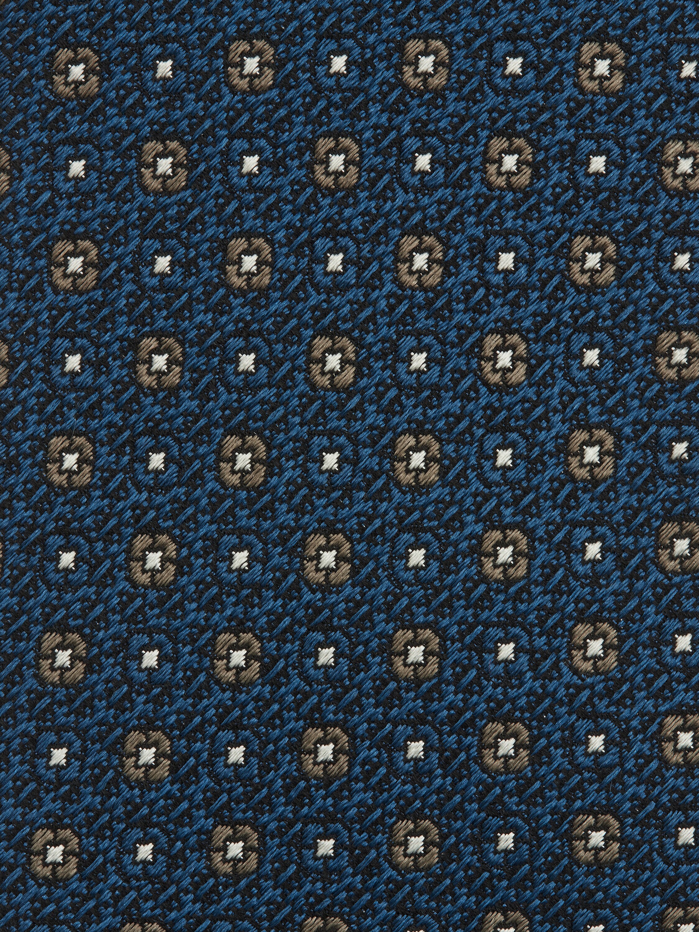 蓝绿色桑蚕丝领带 產品細節圖 #1