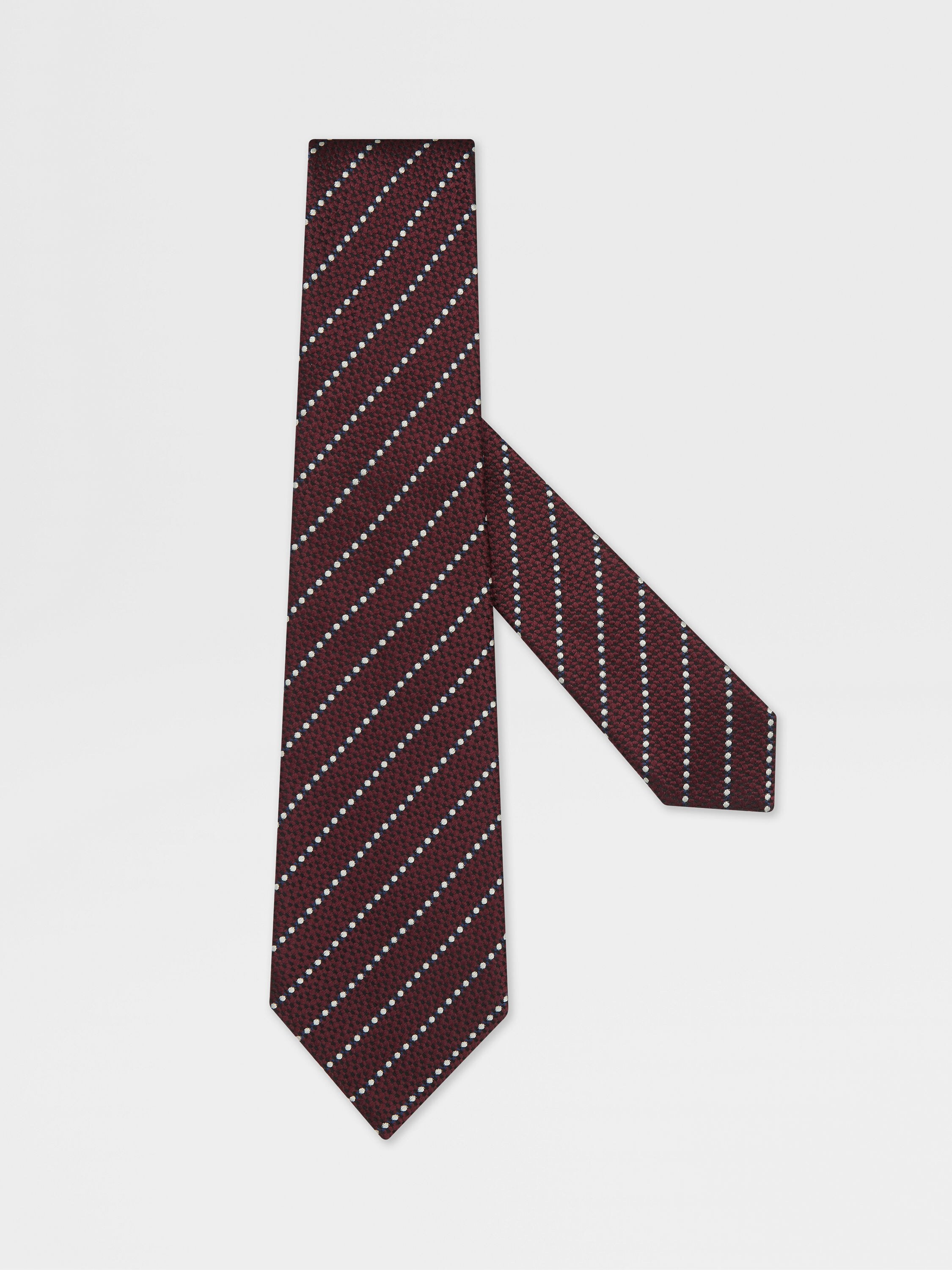 Burgundy Silk Tie Main product photo