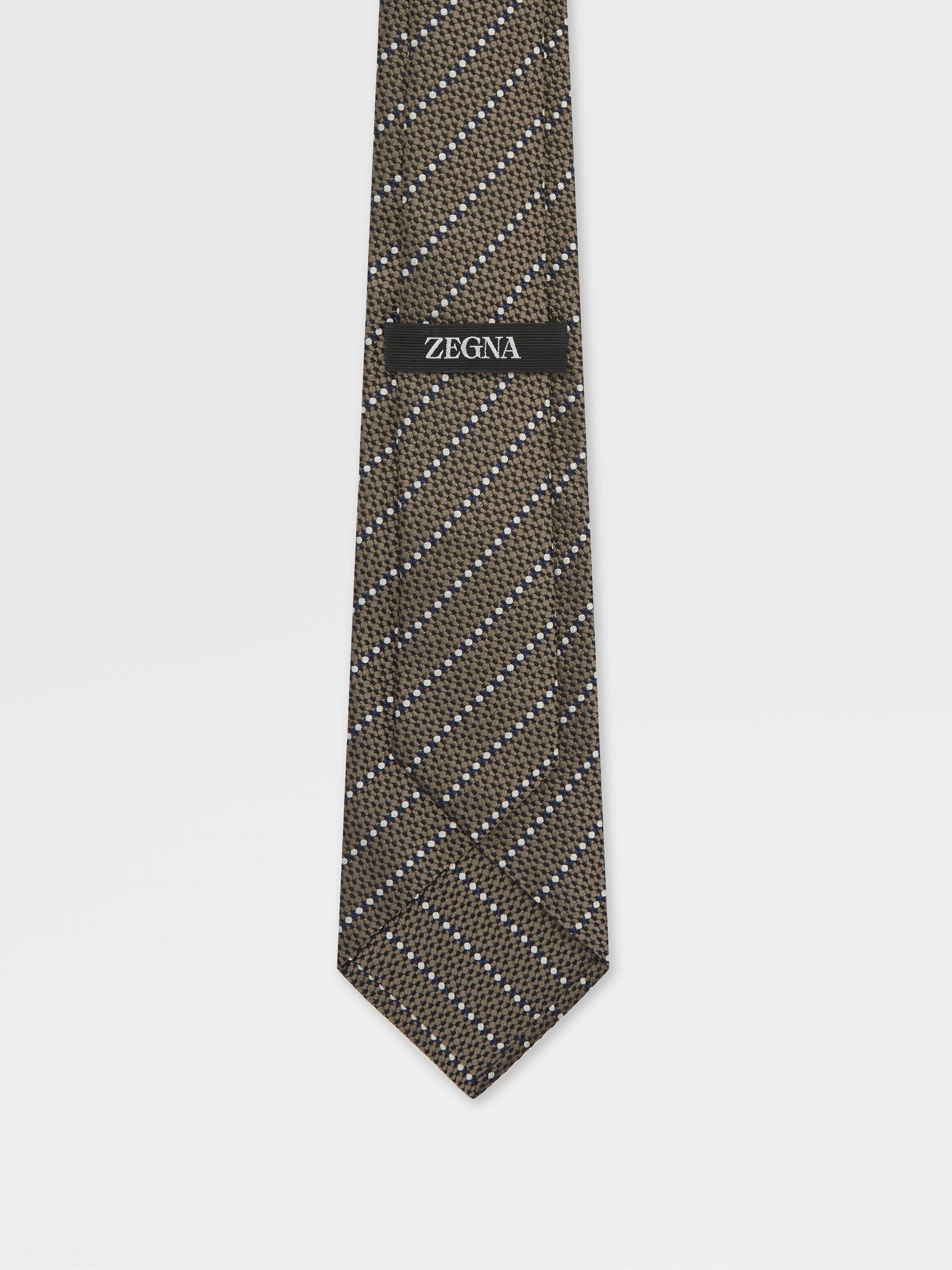 深绿色桑蚕丝领带 產品細節圖 #2