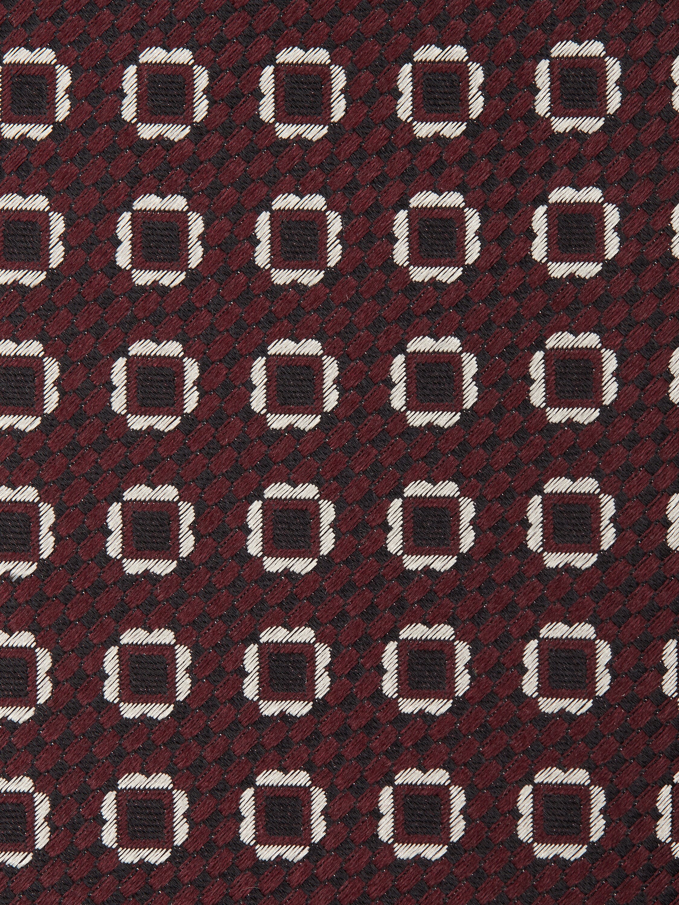 Burgundy Silk Tie Product detail photo #1