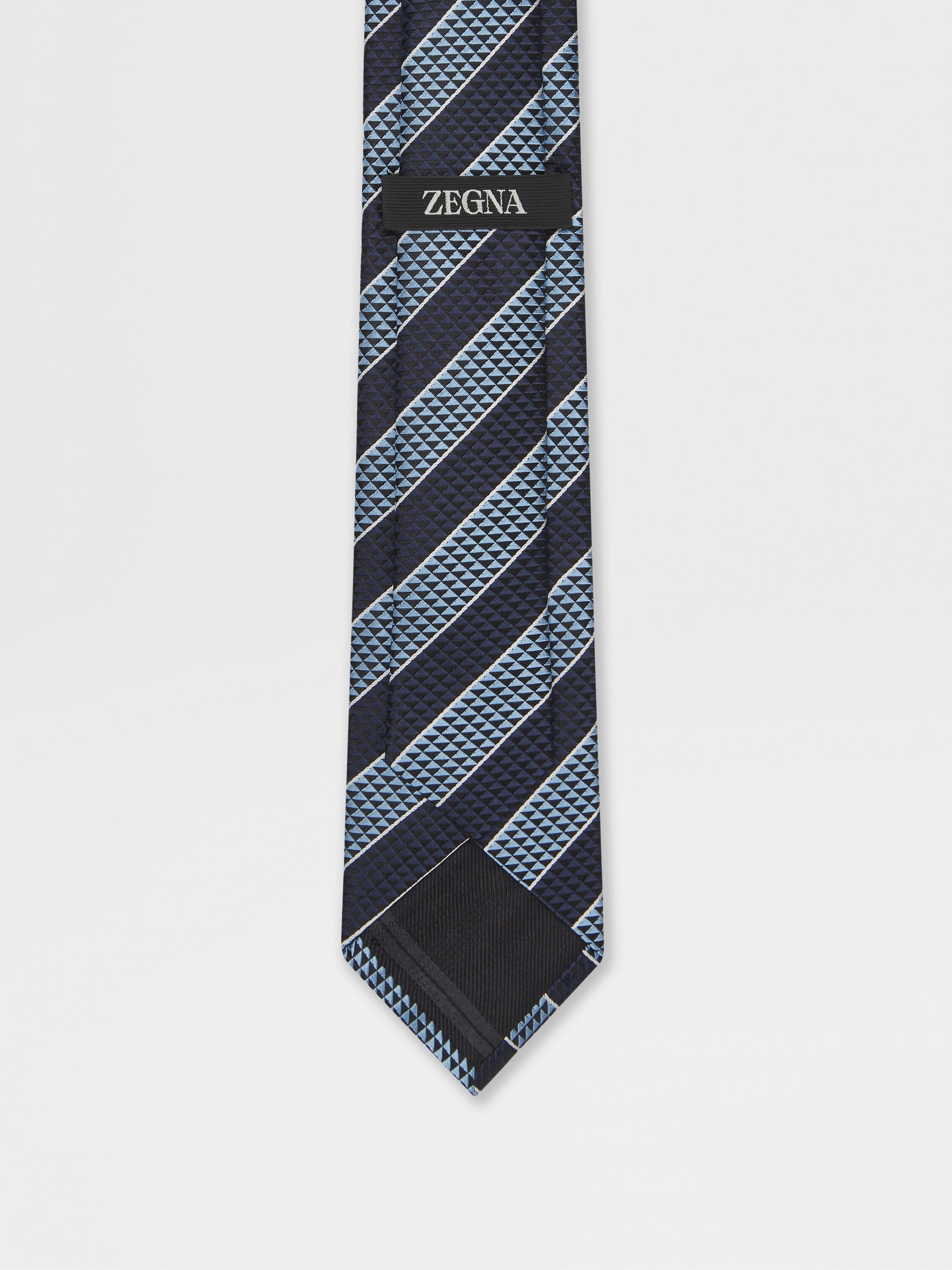 浅蓝色桑蚕丝领带 產品細節圖 #2