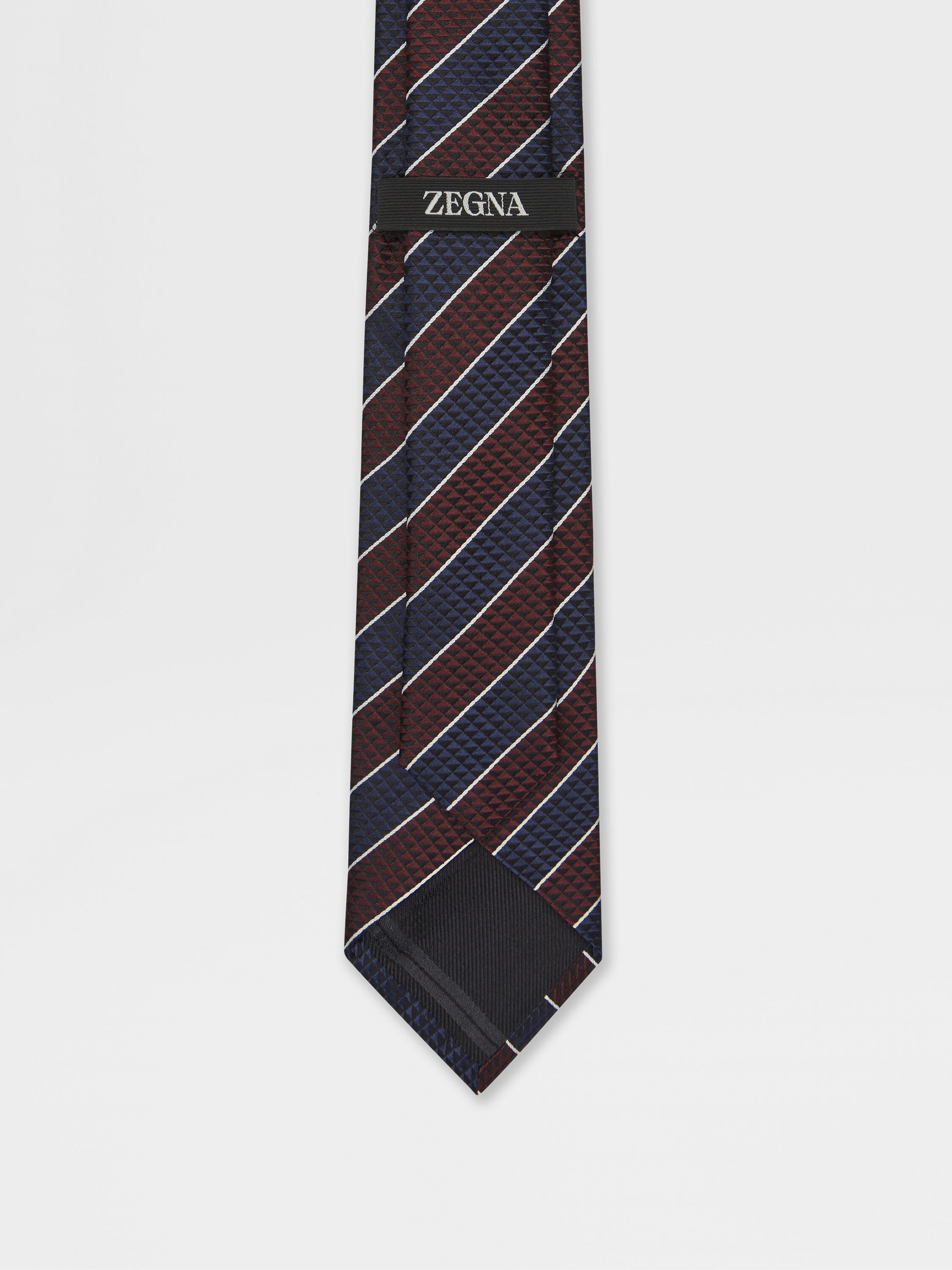 酒红色桑蚕丝领带 產品細節圖 #2