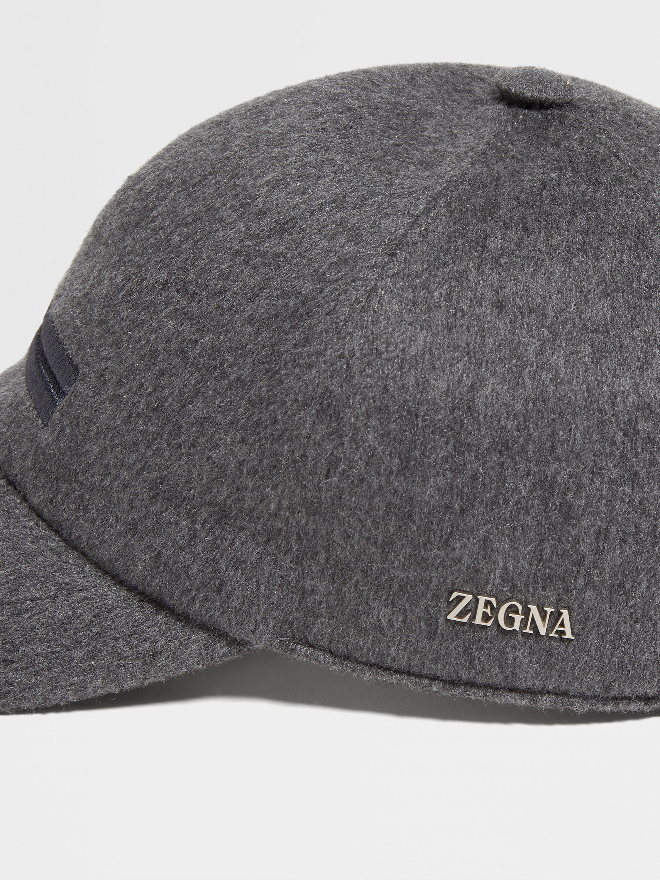 深灰色 Oasi Cashmere 棒球帽 產品細節圖 #1