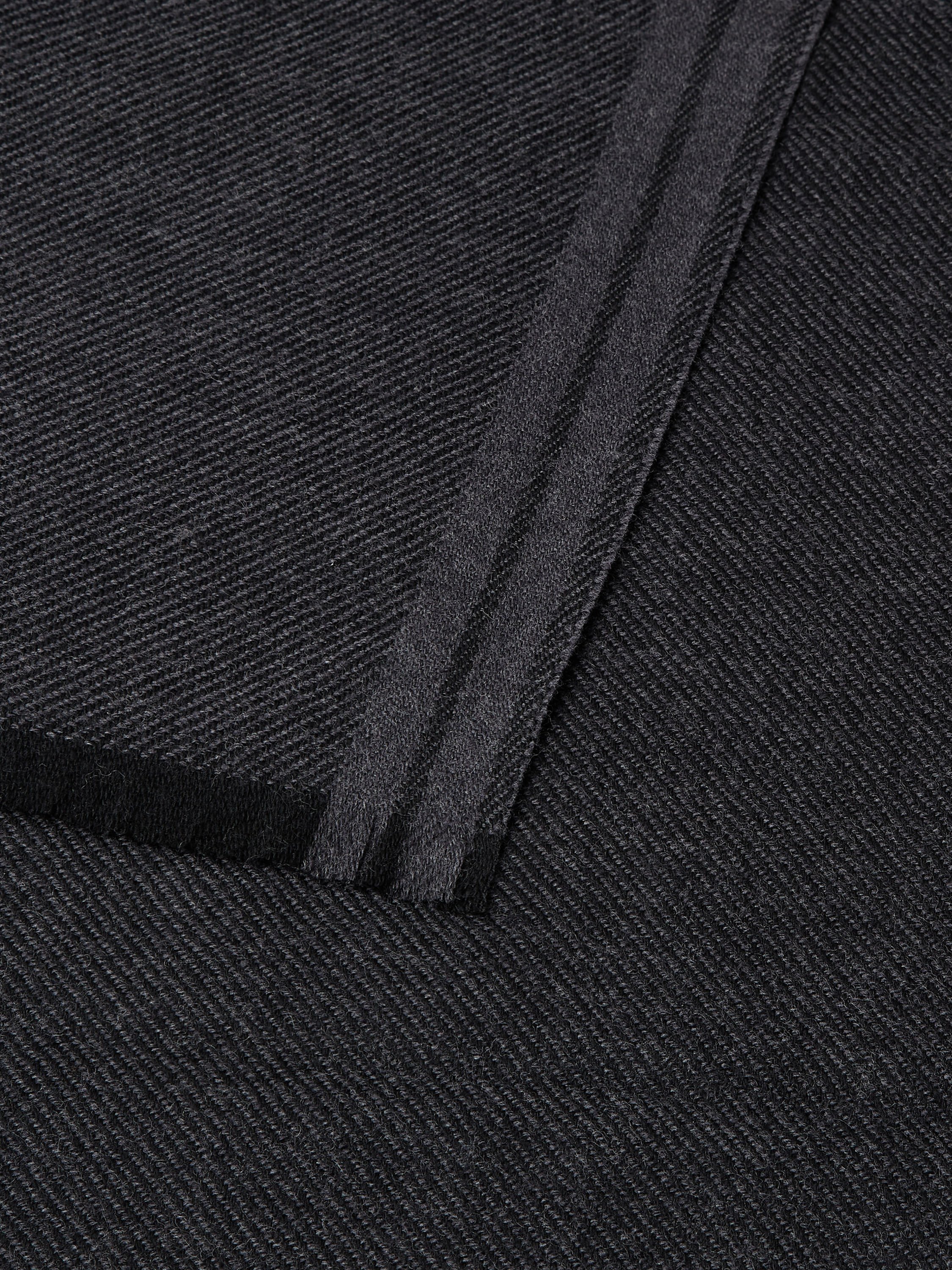 Black Wool Scarf Product detail photo #1