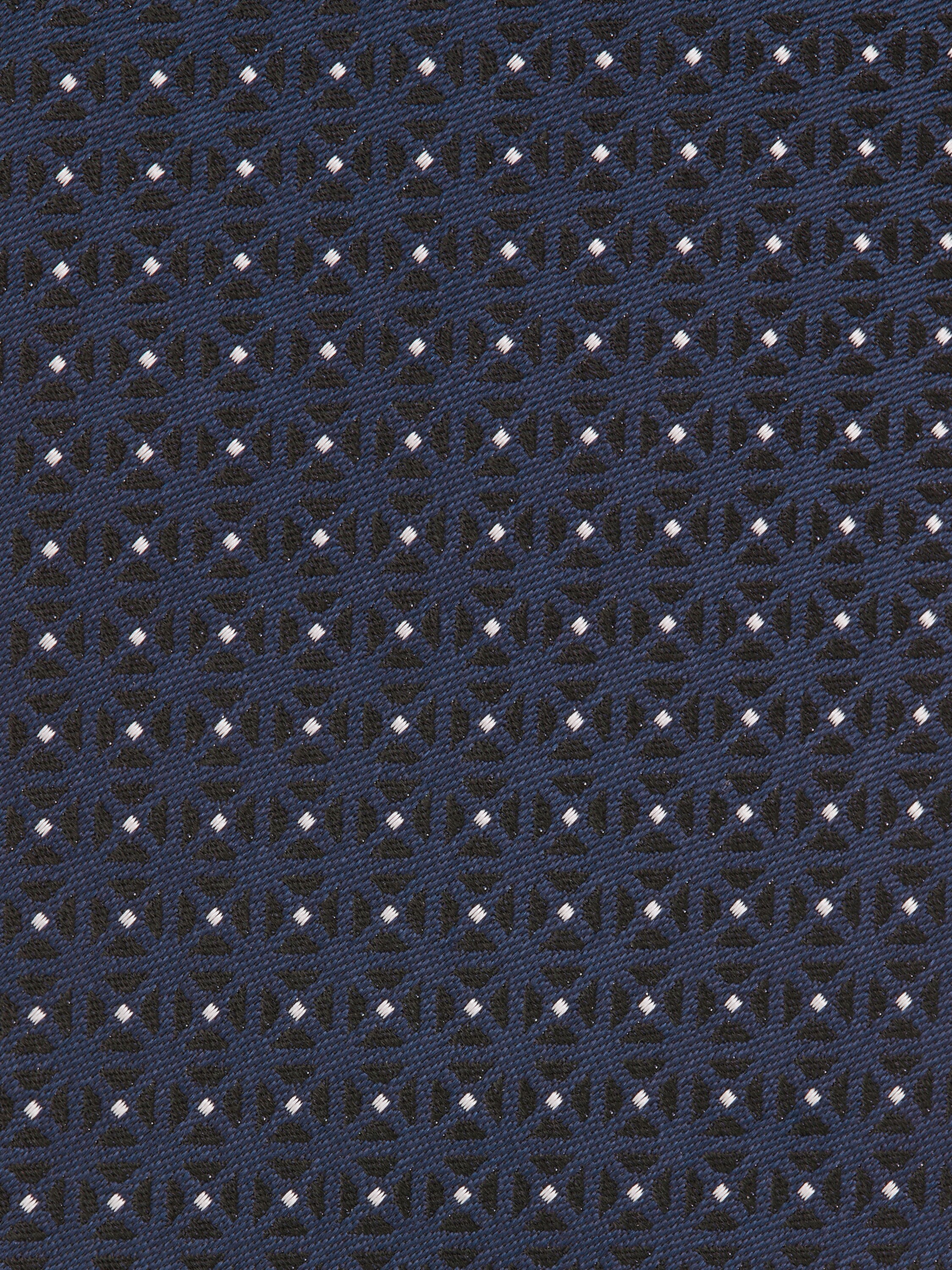 Dark Blue Silk Tie Product detail photo #1