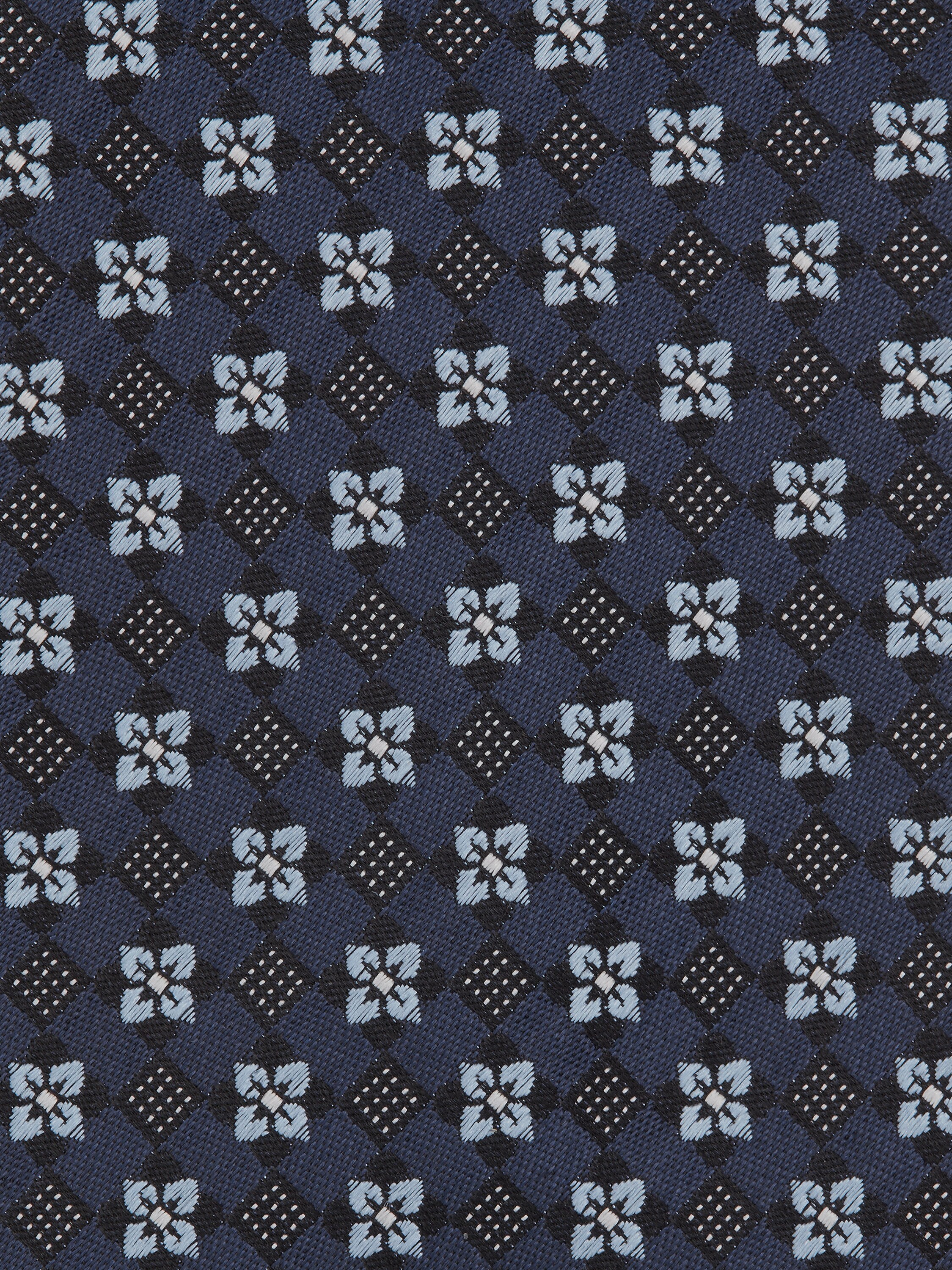 Dark Blue Silk Tie Product detail photo #1