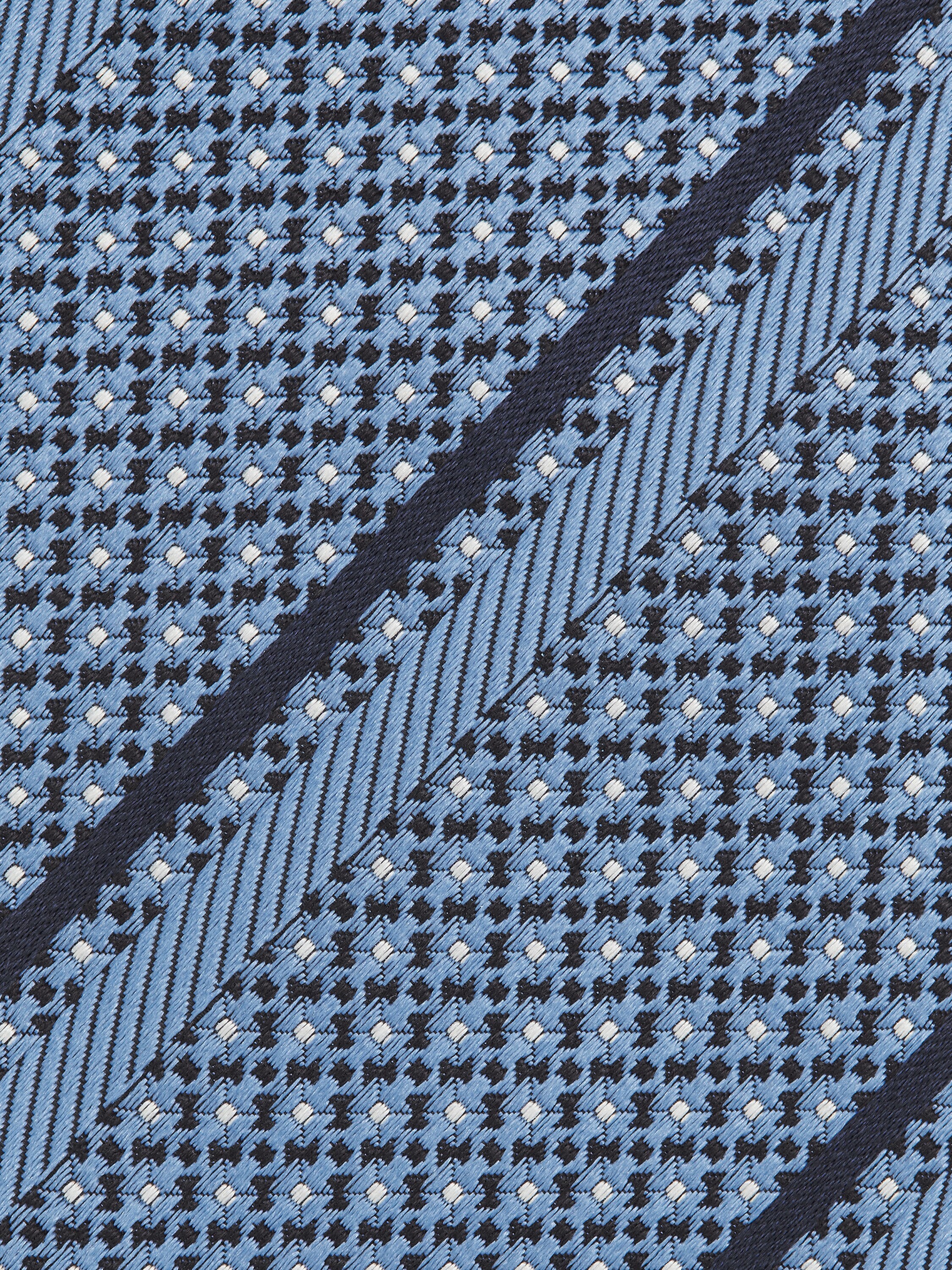 浅蓝色桑蚕丝领带 产品细节图 #1